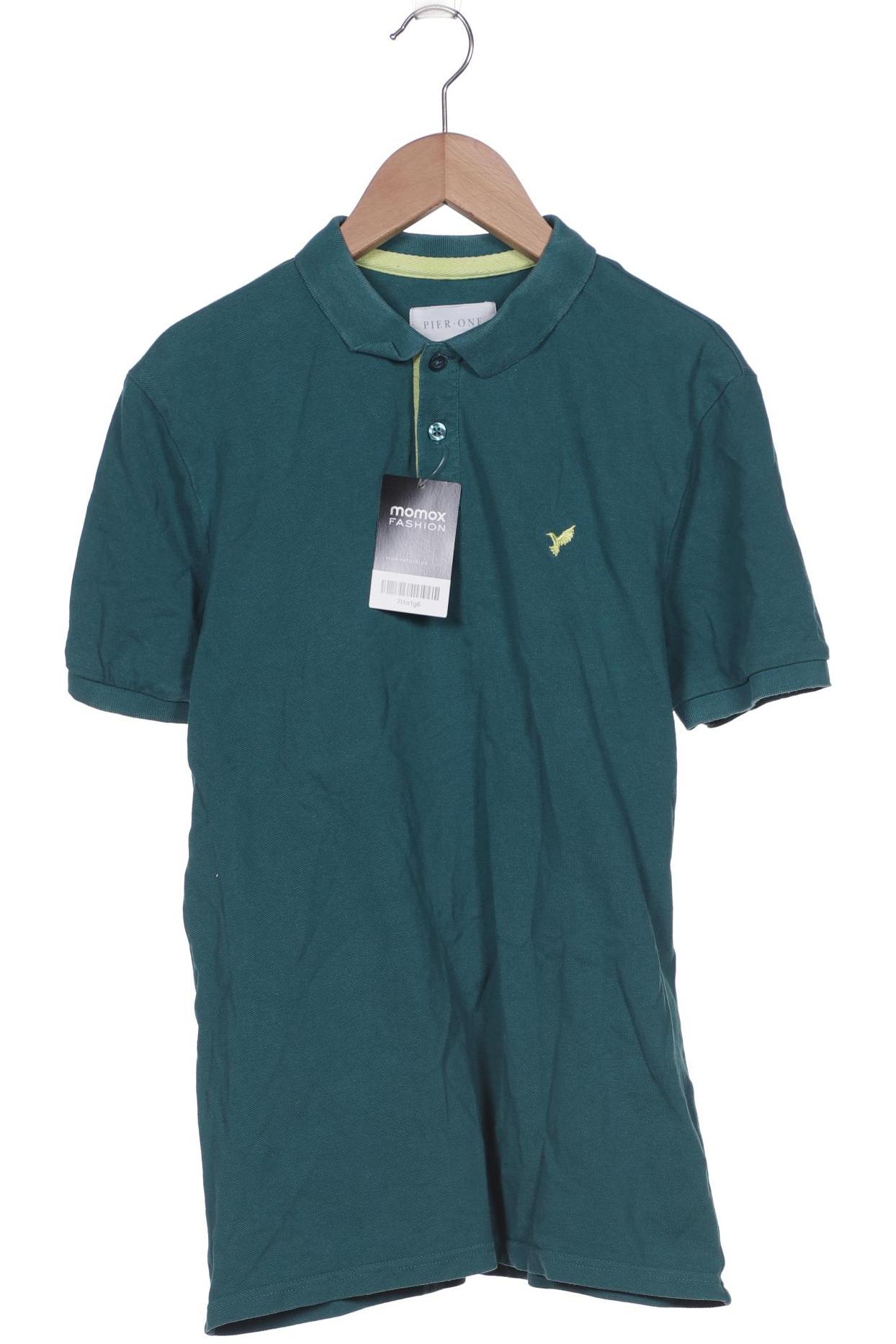 

pier one Herren Poloshirt, türkis, Gr. 48