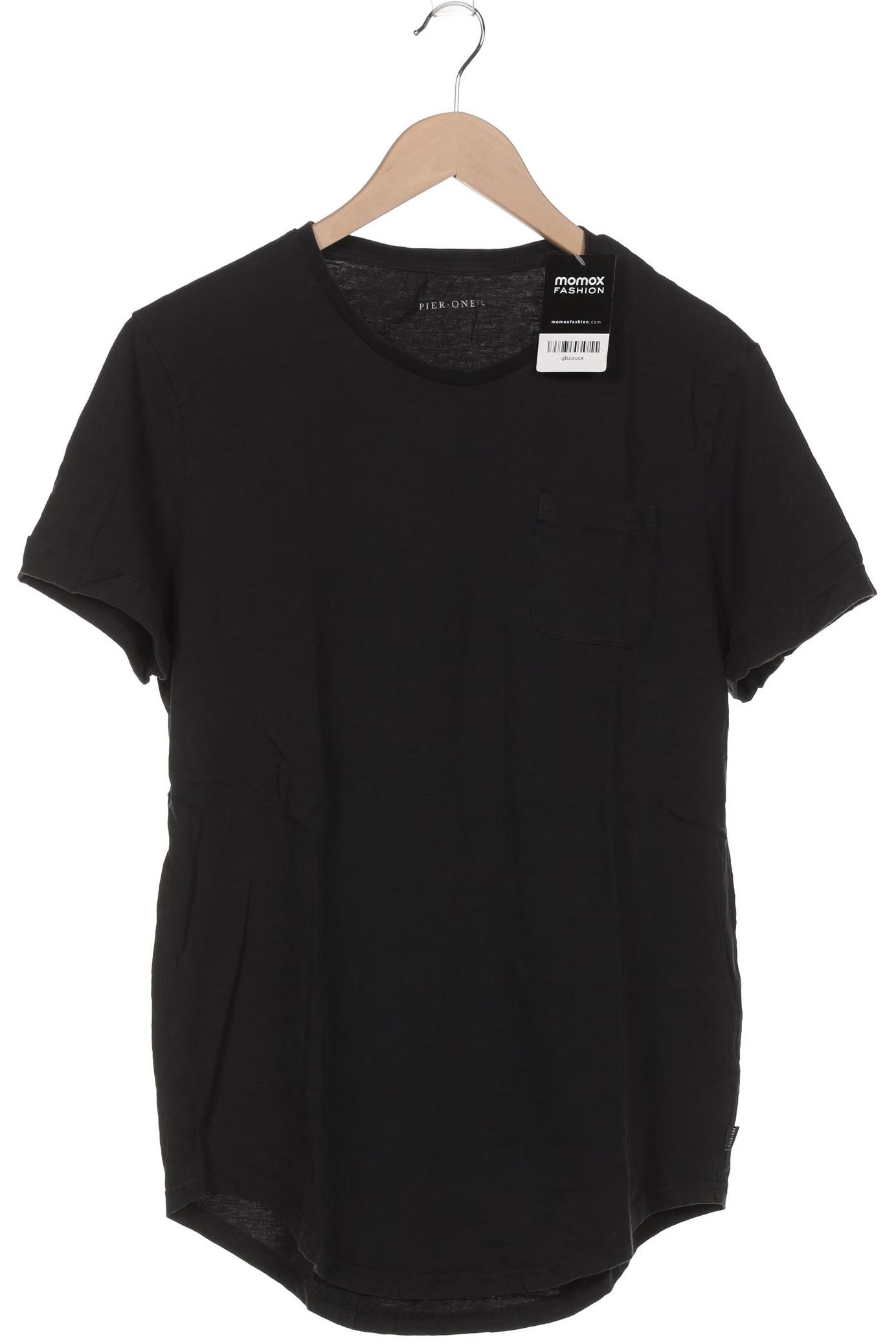 

pier one Herren T-Shirt, schwarz, Gr. 52