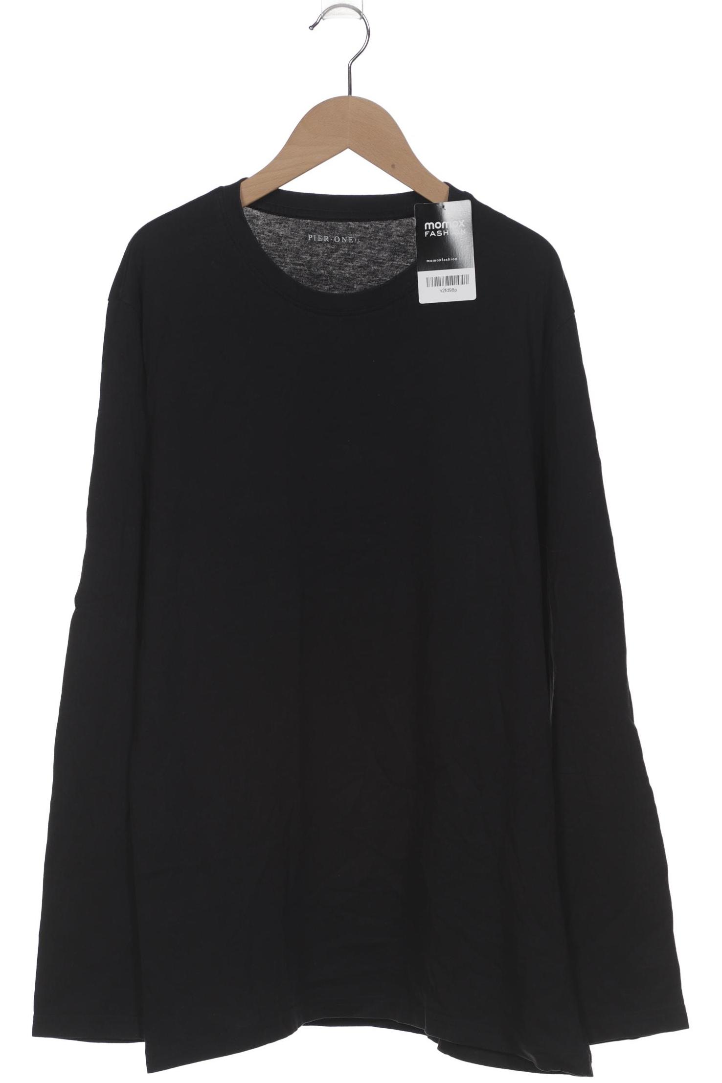 

pier one Herren Langarmshirt, schwarz, Gr. 52