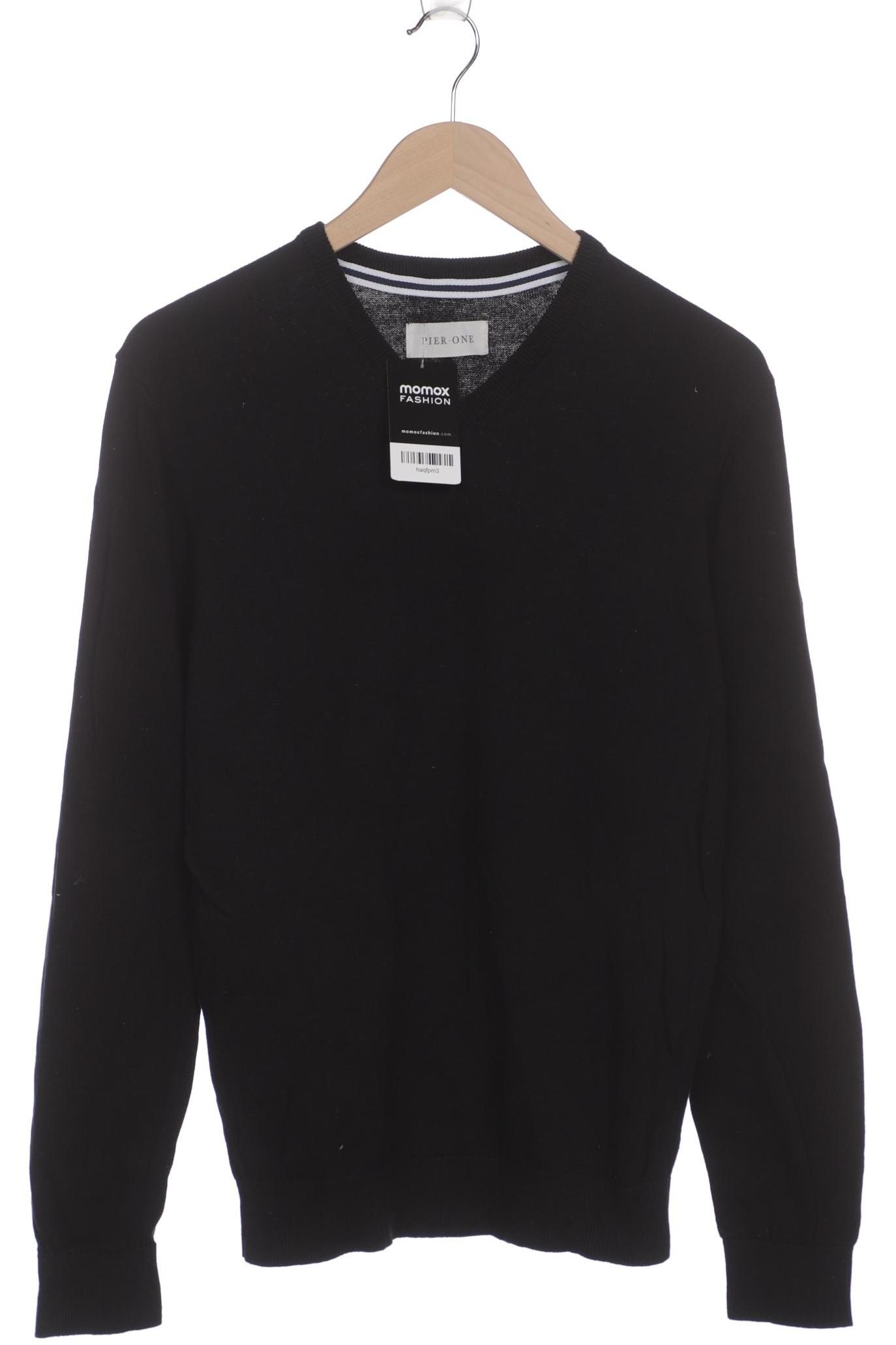

pier one Herren Pullover, schwarz, Gr. 48