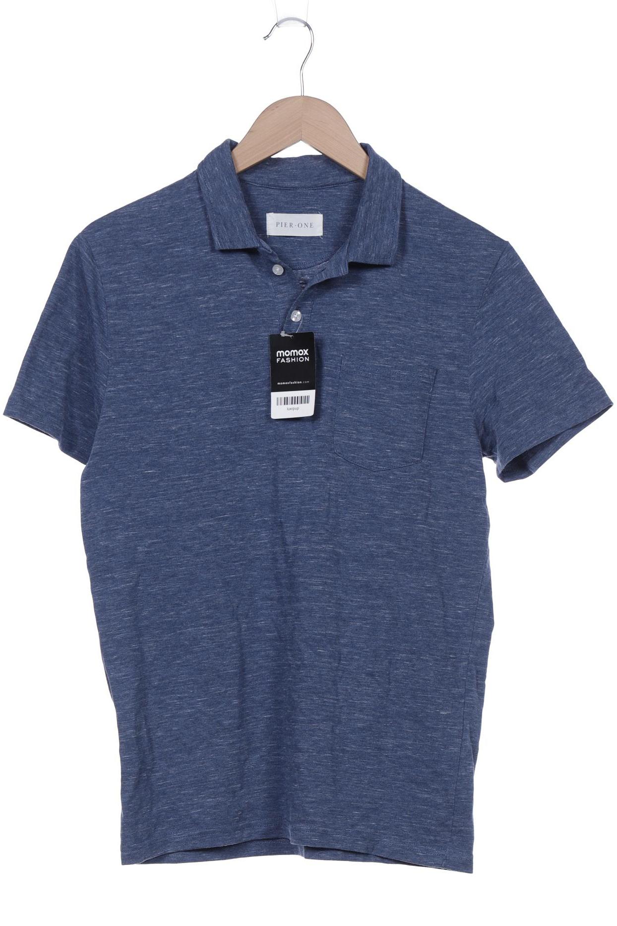 

pier one Herren Poloshirt, blau, Gr. 48
