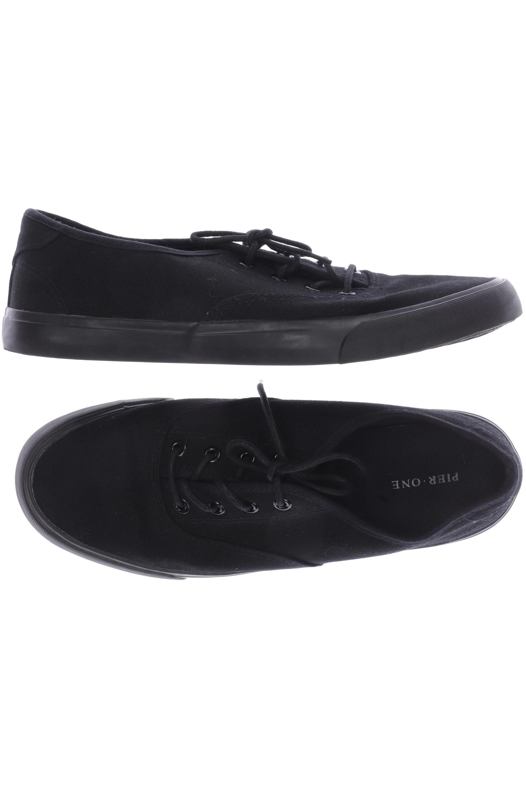 

pier one Herren Sneakers, schwarz, Gr. 42