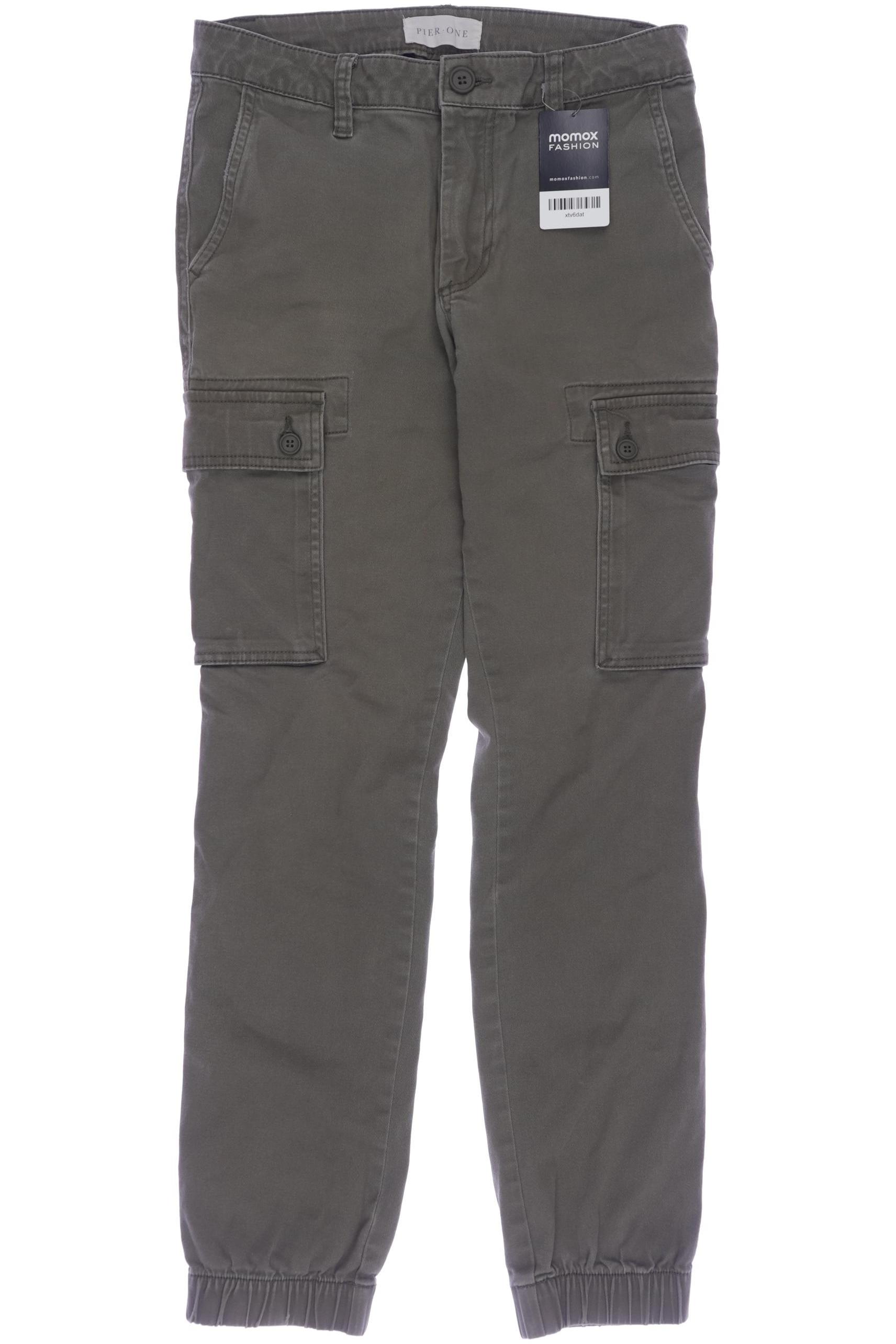 

pier one Herren Stoffhose, grün, Gr. 30