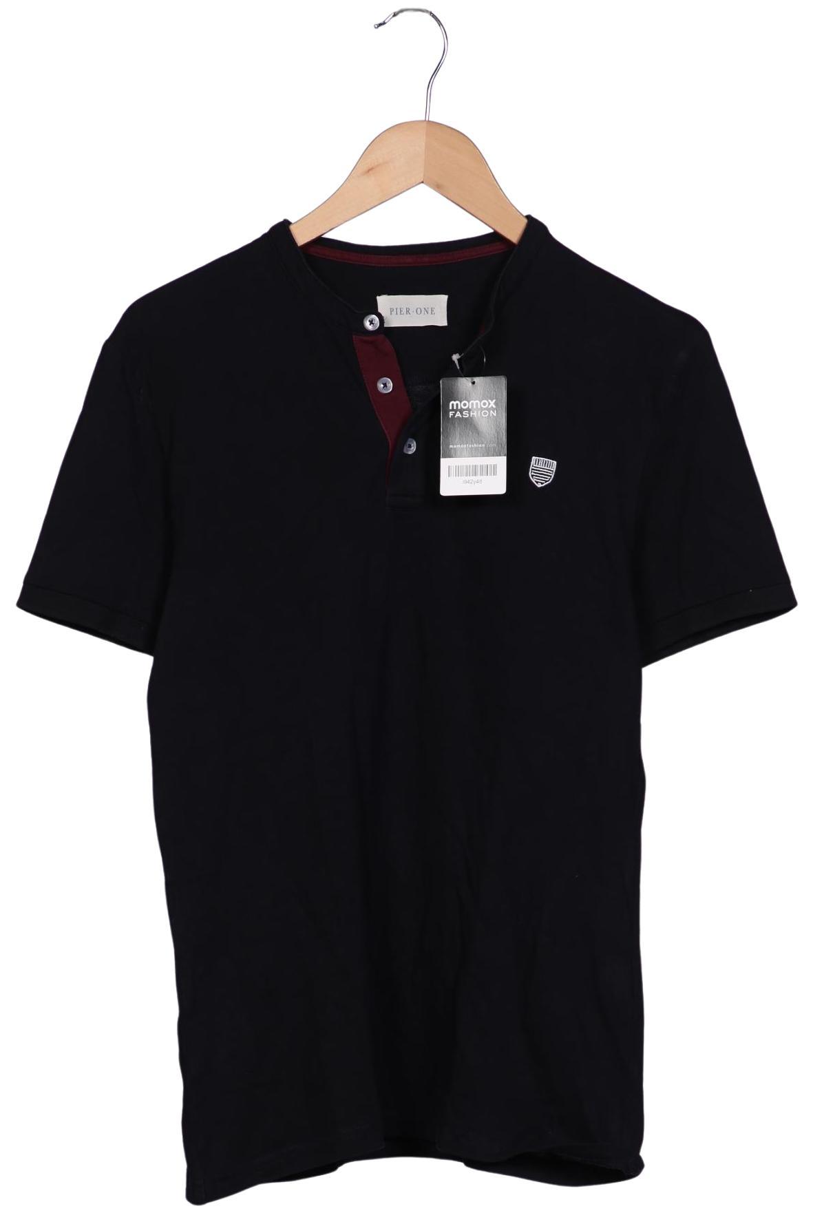 

pier one Herren Poloshirt, schwarz, Gr. 48