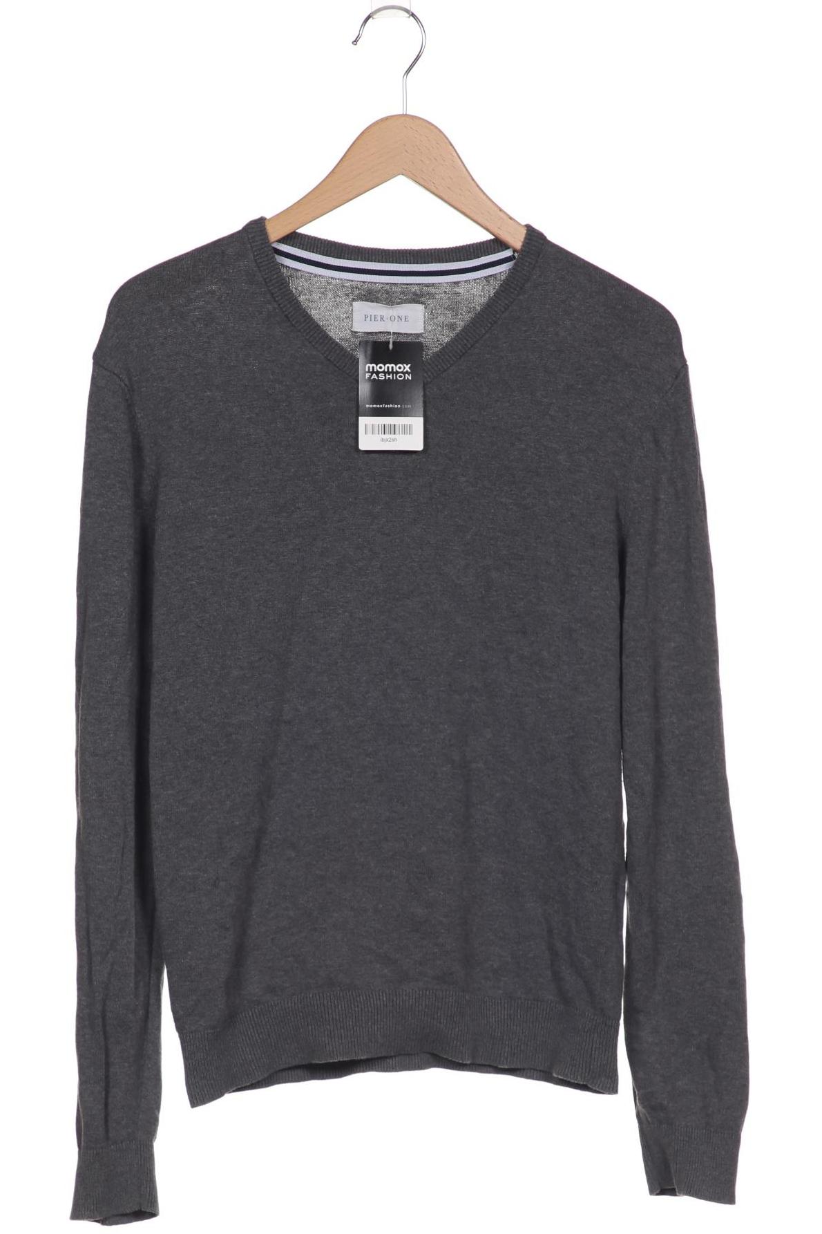 

pier one Herren Pullover, grau, Gr. 48