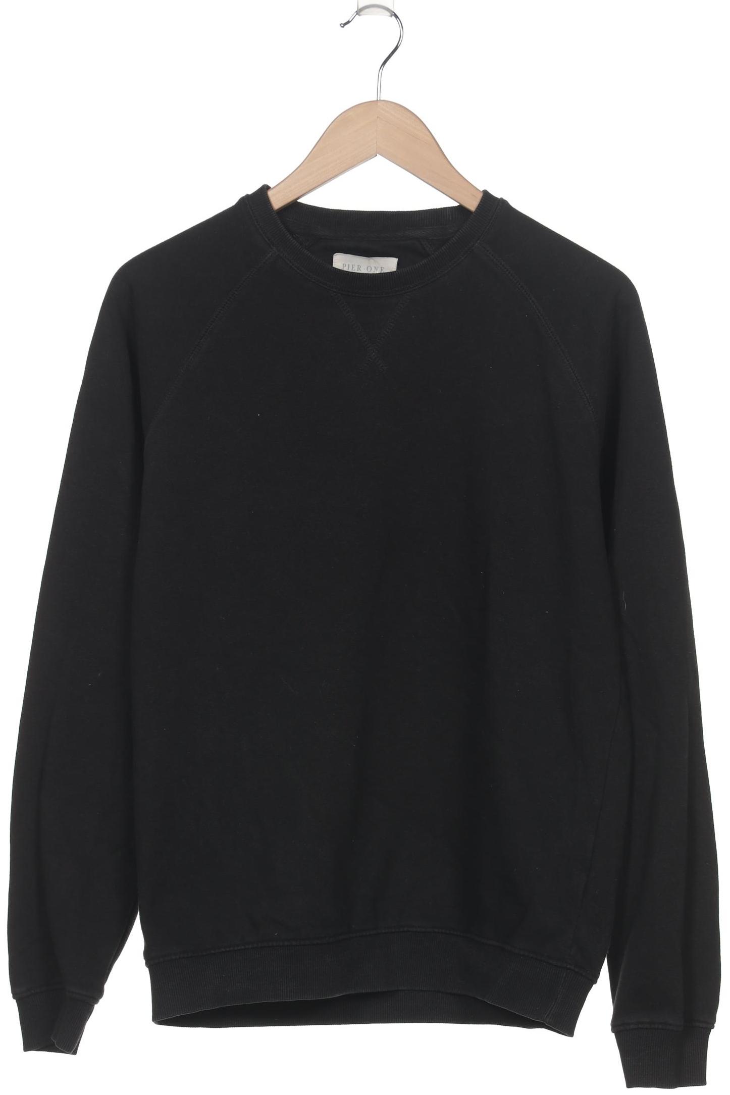 

pier one Herren Sweatshirt, schwarz, Gr. 48