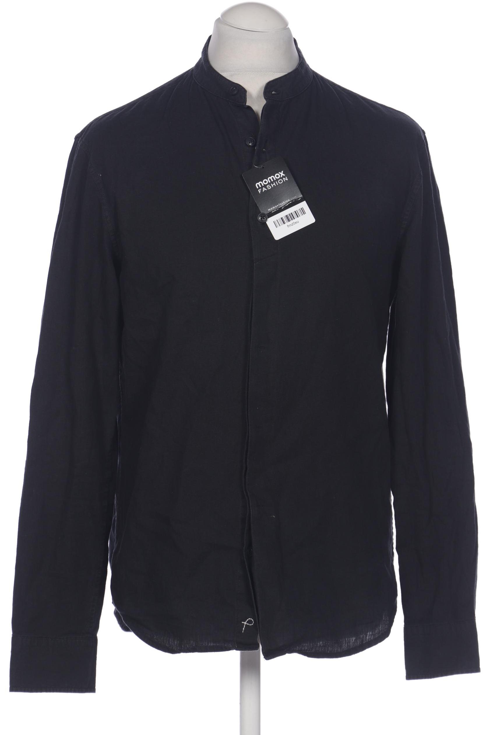 

pier one Herren Hemd, schwarz, Gr. 52