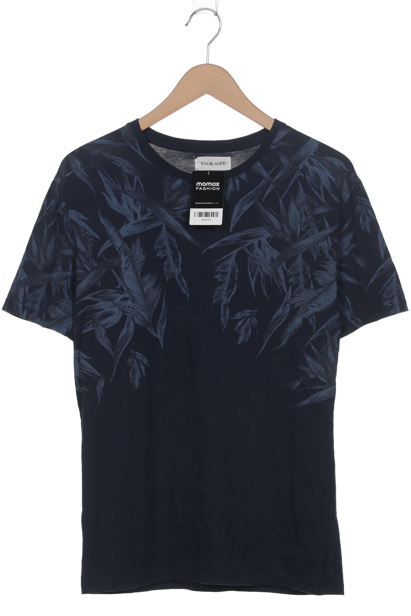 

pier one Herren T-Shirt, marineblau, Gr. 48