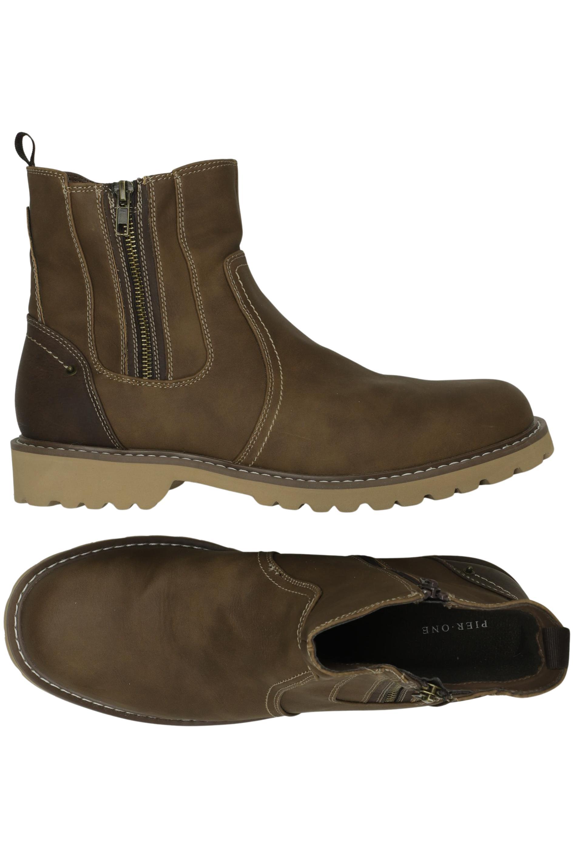 

pier one Herren Stiefel, braun, Gr. 46