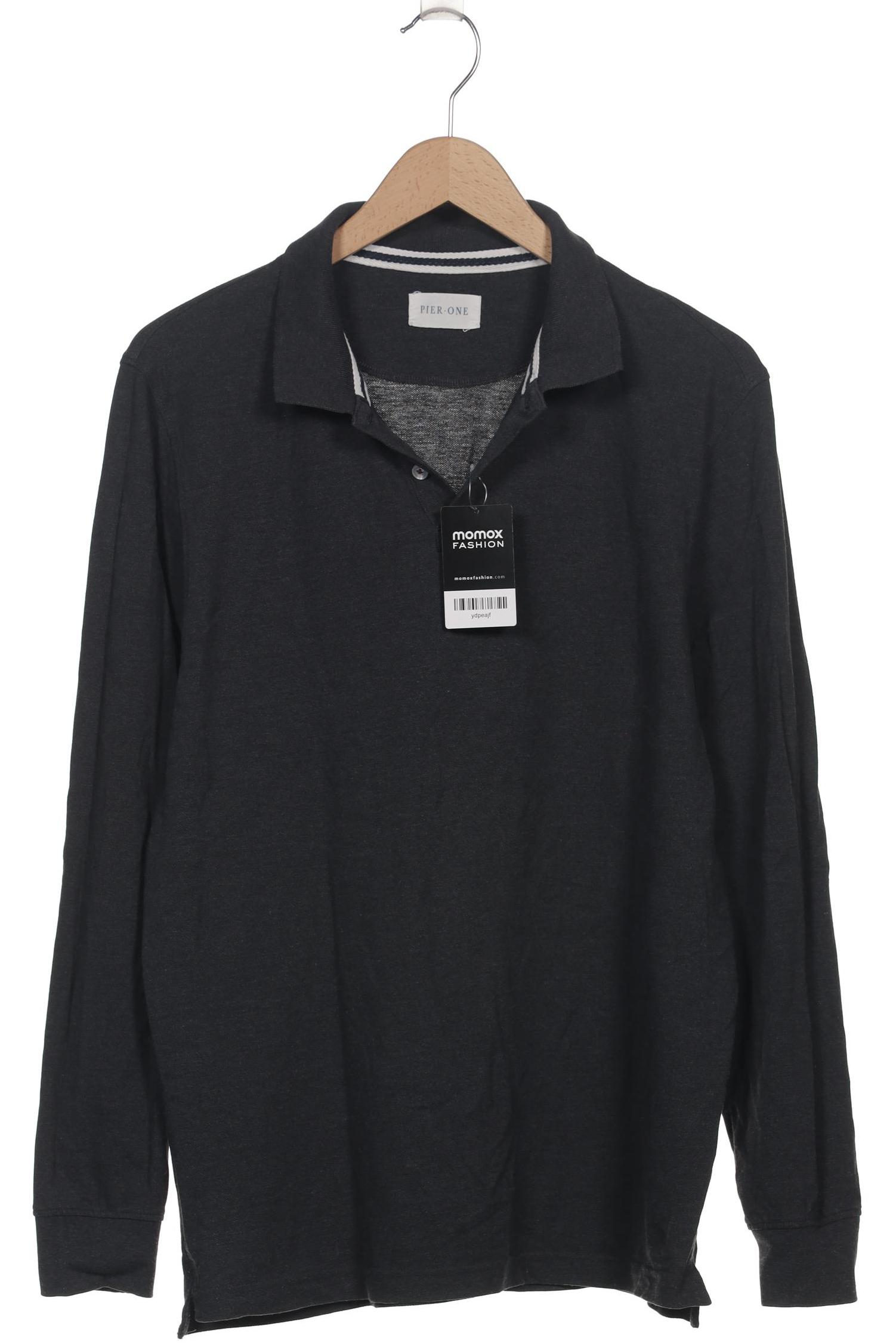 

pier one Herren Poloshirt, grau, Gr. 54