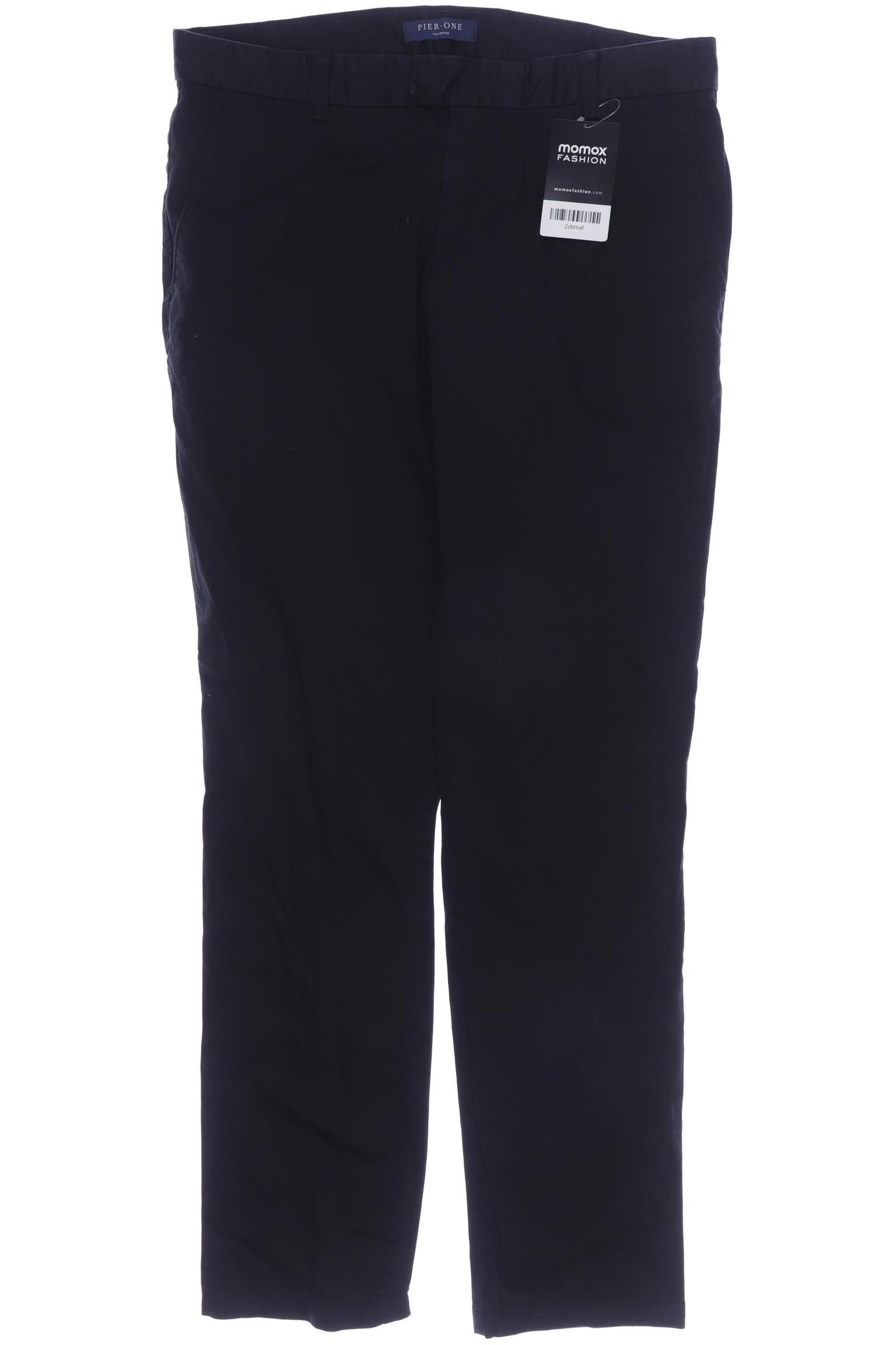 

pier one Herren Stoffhose, schwarz, Gr. 30