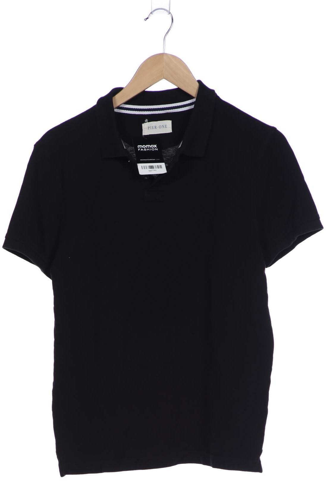 

pier one Herren Poloshirt, schwarz, Gr. 52