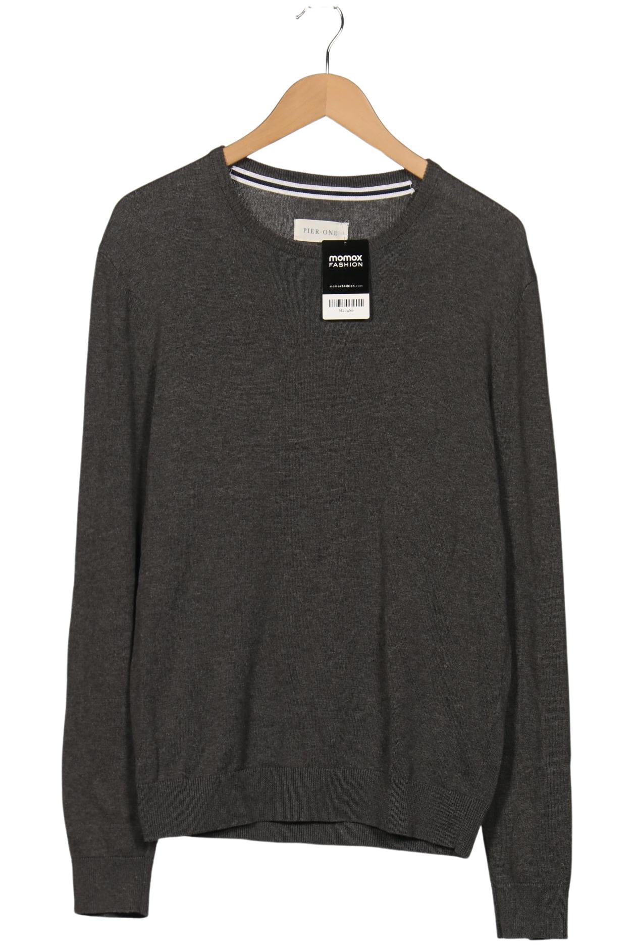 

pier one Herren Pullover, grau, Gr. 52
