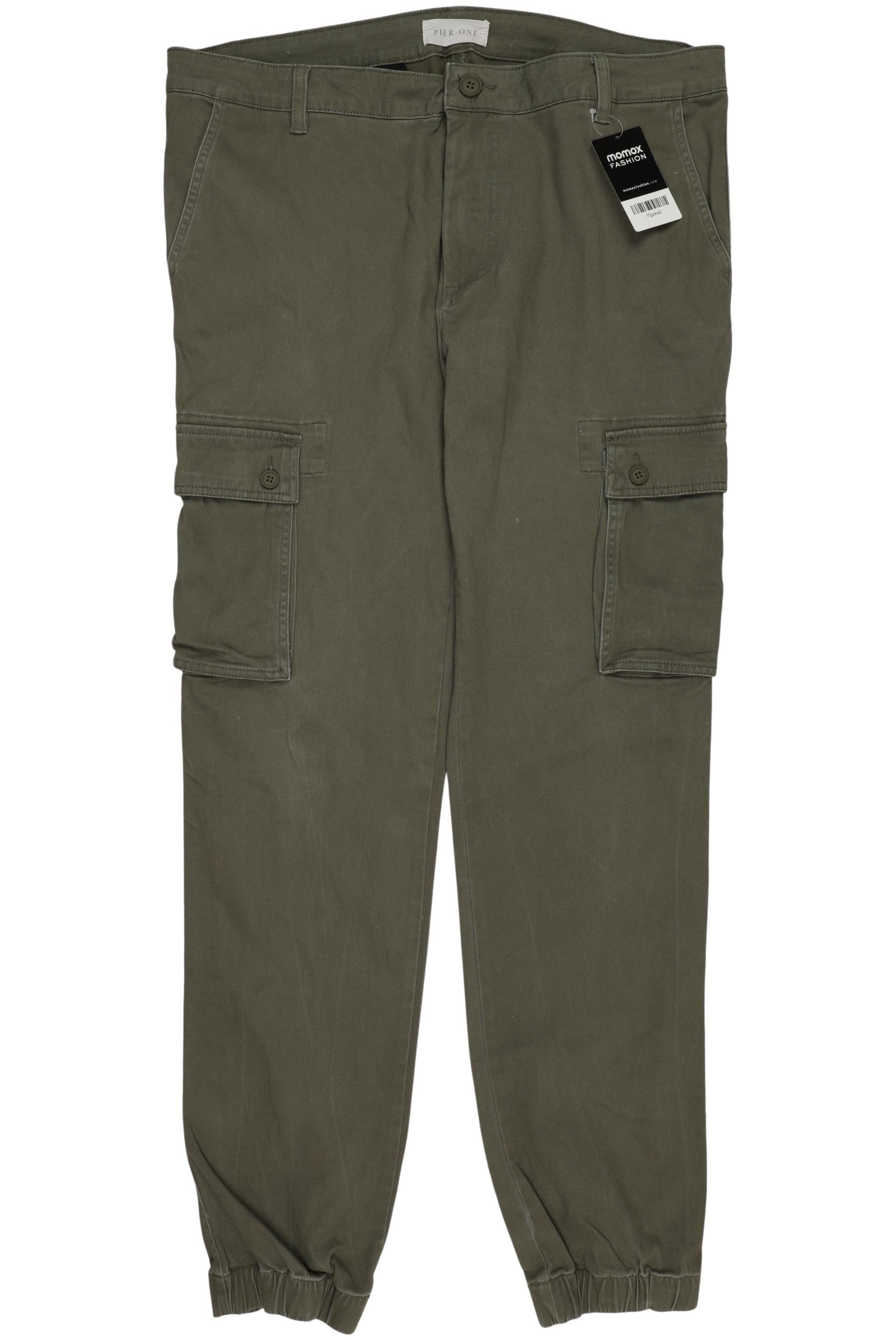 

pier one Herren Stoffhose, grün, Gr. 36