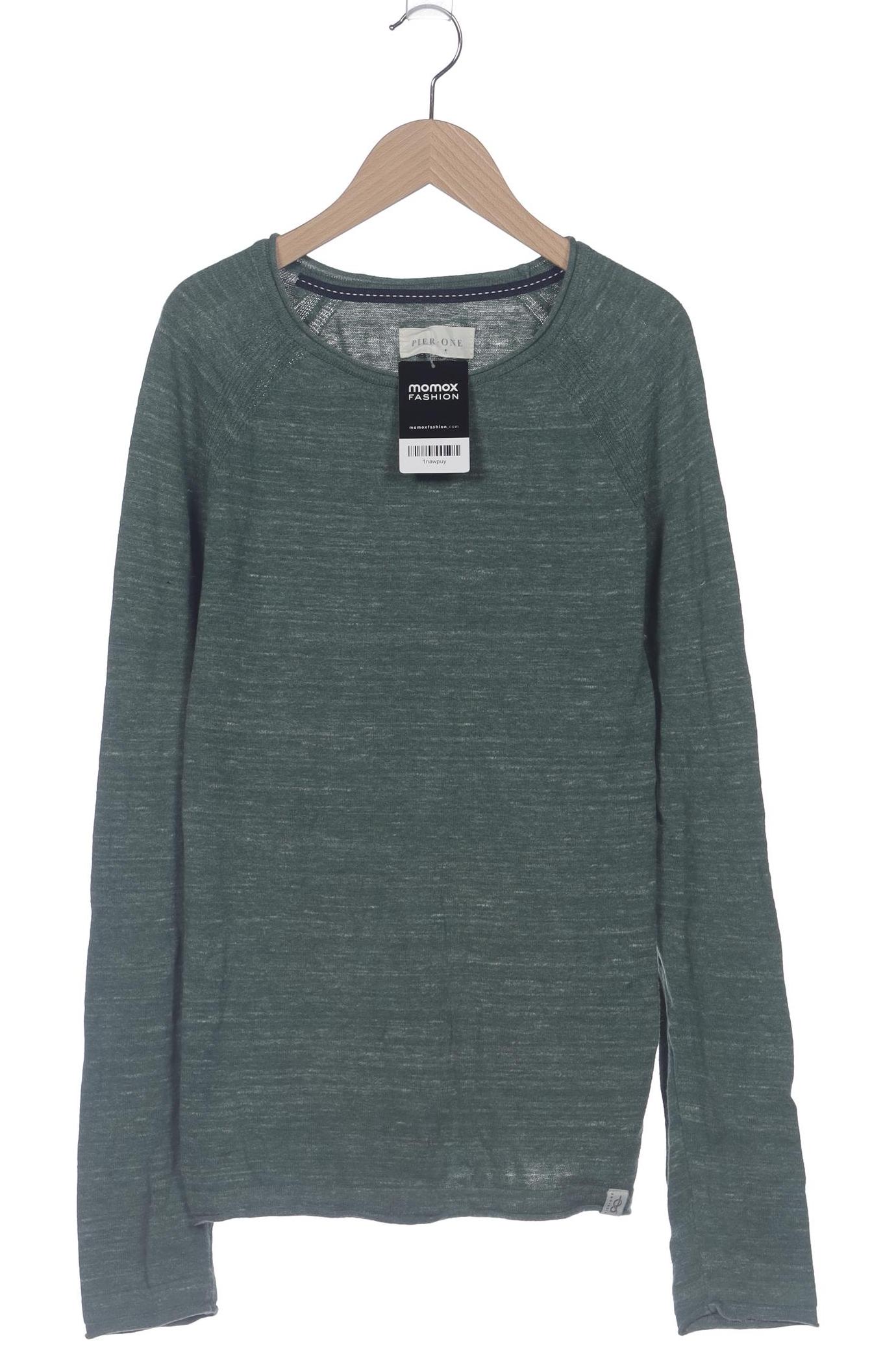 

pier one Herren Langarmshirt, grün, Gr. 48