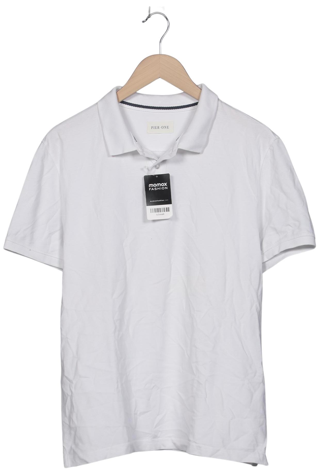 

pier one Herren Poloshirt, weiß, Gr. 54