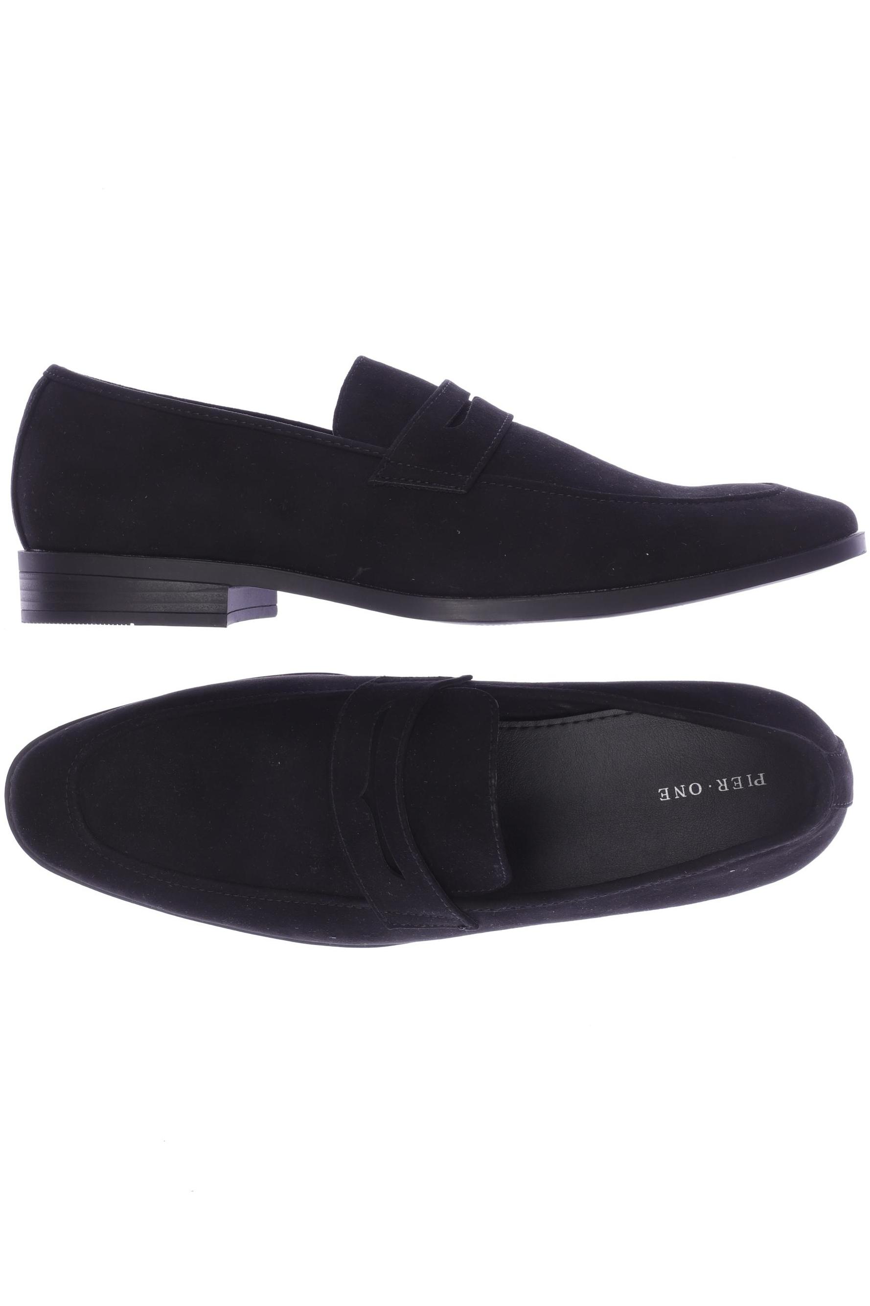 

pier one Herren Halbschuh, schwarz, Gr. 45