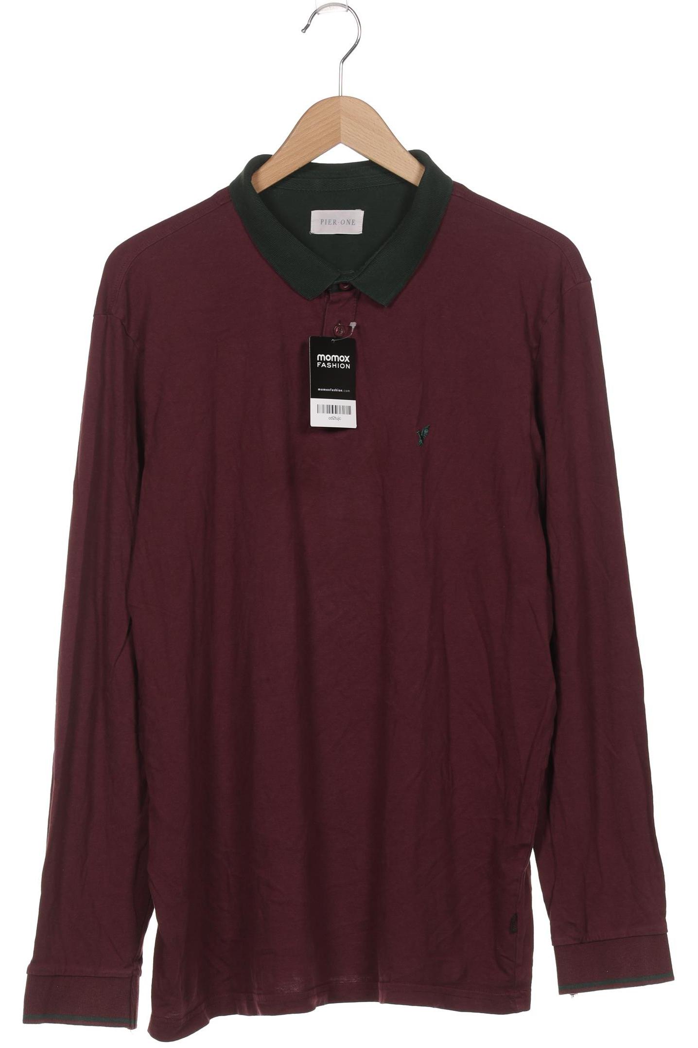 

pier one Herren Poloshirt, bordeaux, Gr. 62