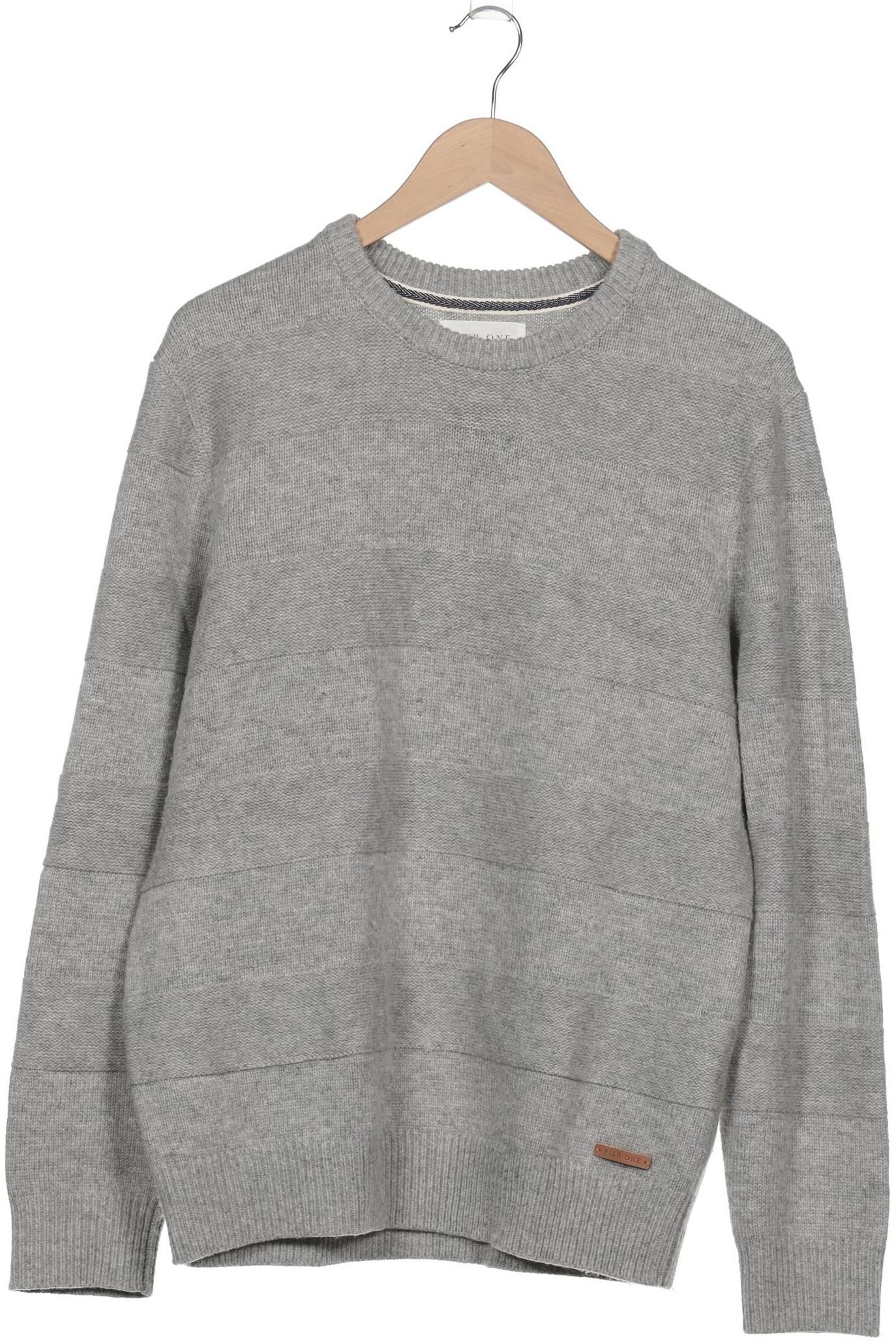 

pier one Herren Pullover, grau, Gr. 52