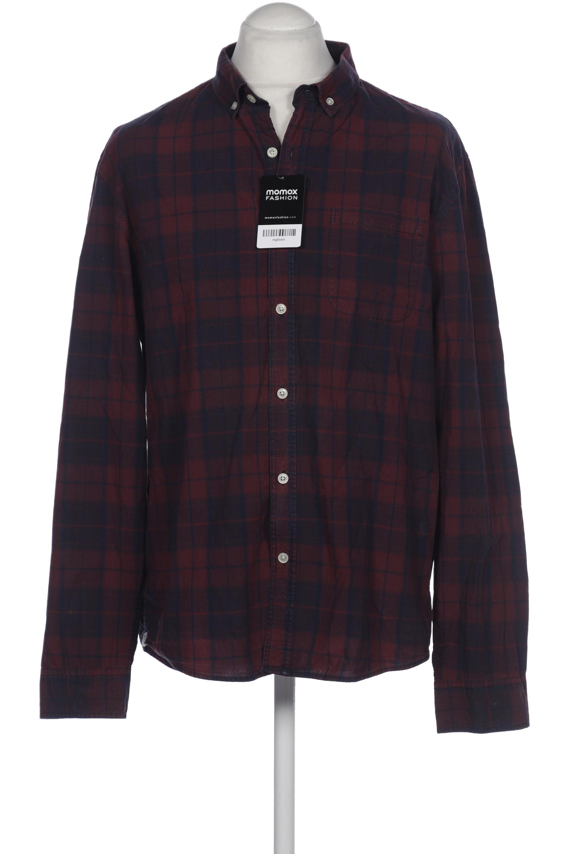 

pier one Herren Hemd, bordeaux, Gr. 54