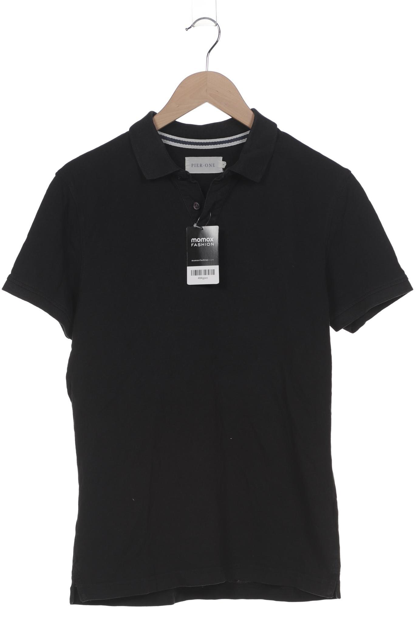 

pier one Herren Poloshirt, schwarz, Gr. 48