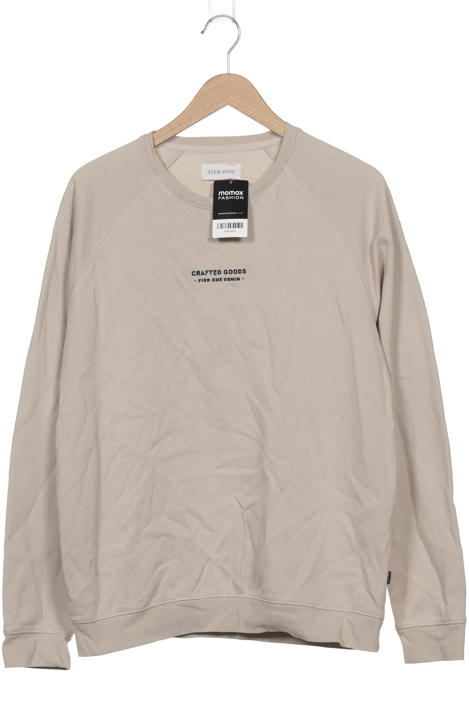 

pier one Herren Sweatshirt, beige, Gr. 54