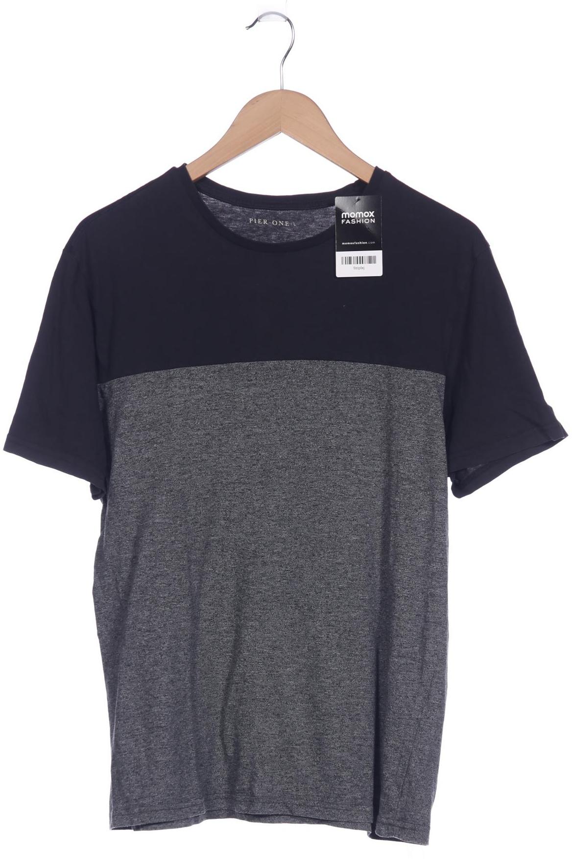 

pier one Herren T-Shirt, grau, Gr. 52