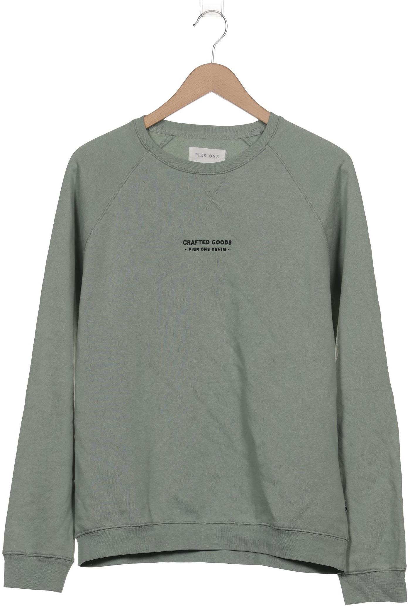 

pier one Herren Sweatshirt, grün, Gr. 52