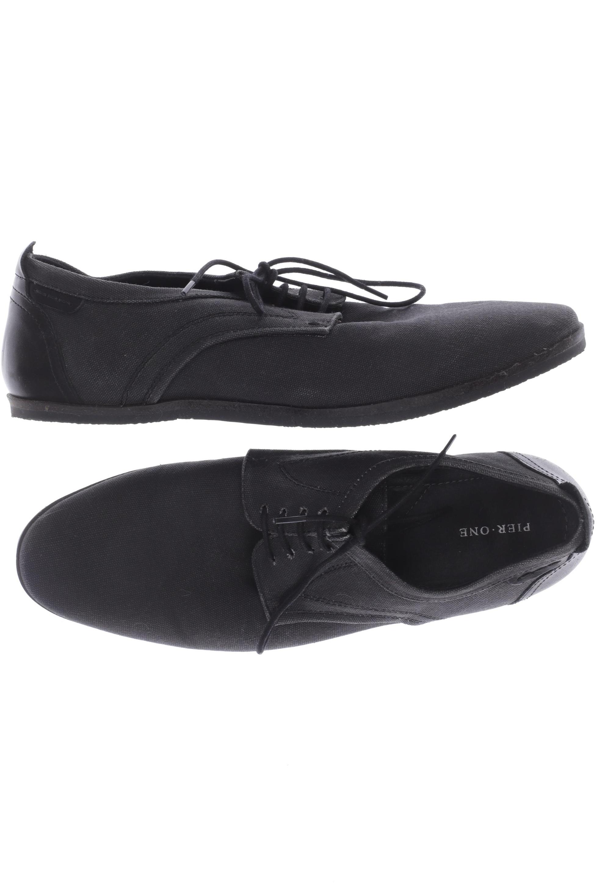 

pier one Herren Halbschuh, schwarz, Gr. 45