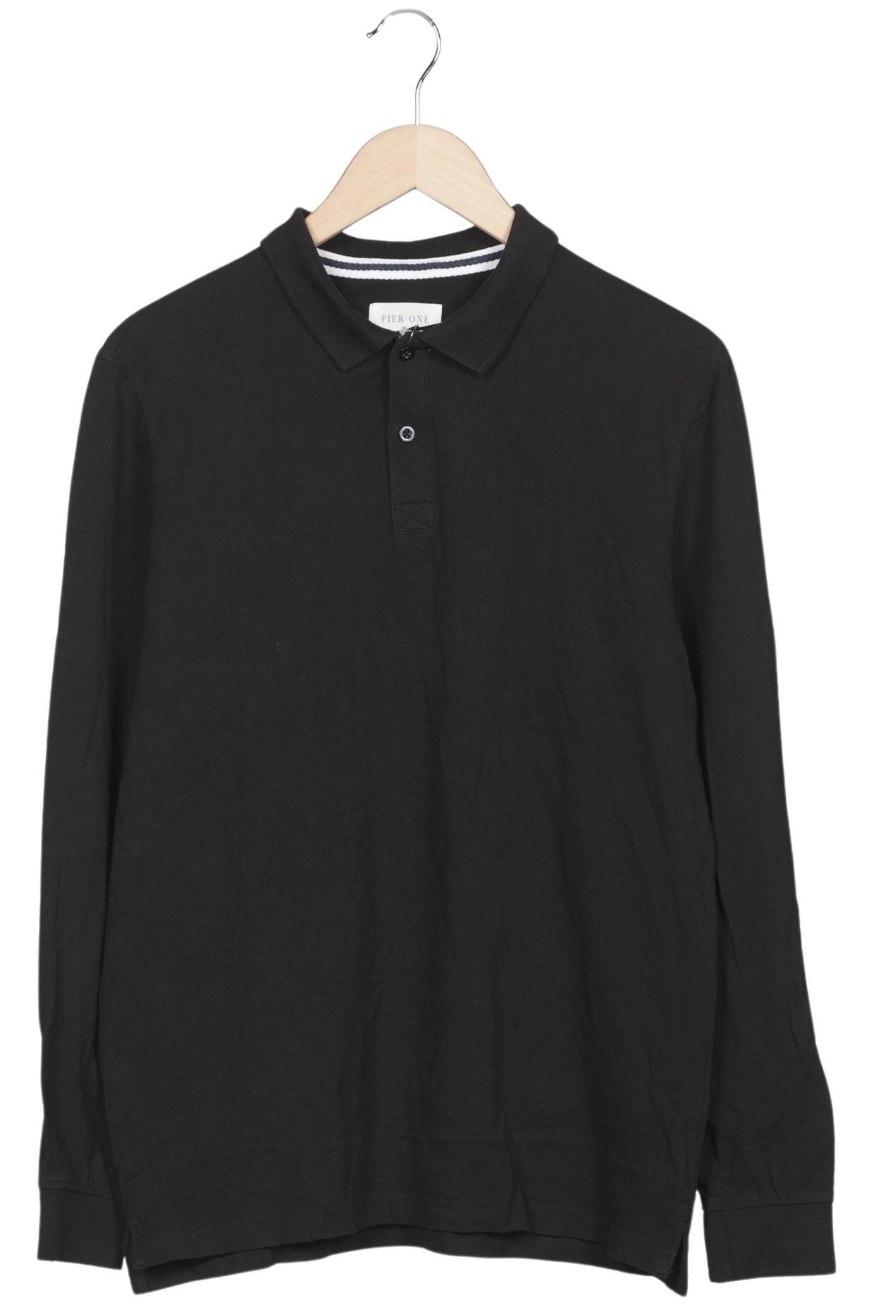 

pier one Herren Poloshirt, schwarz, Gr. 54