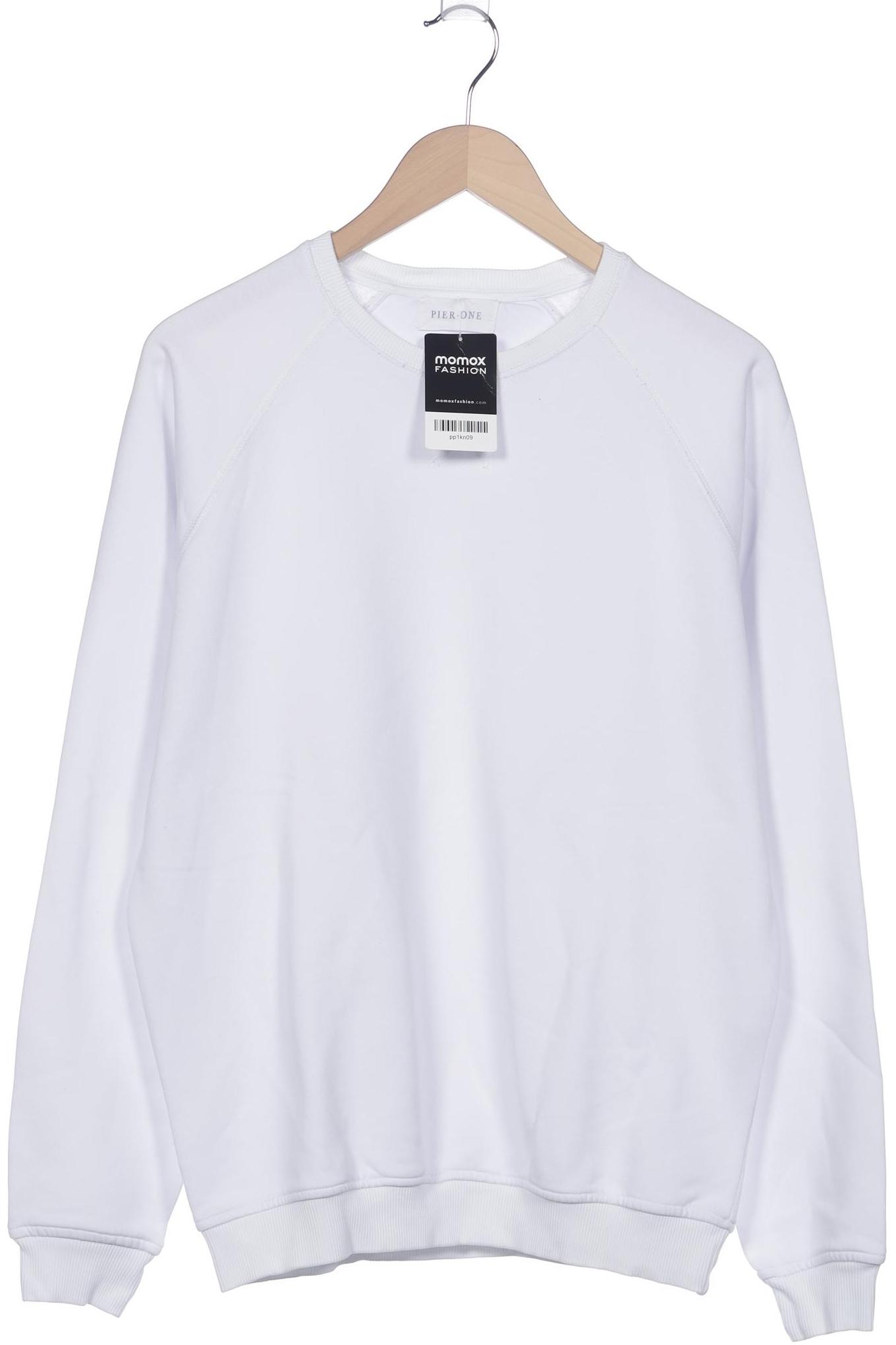 

pier one Herren Sweatshirt, weiß, Gr. 52