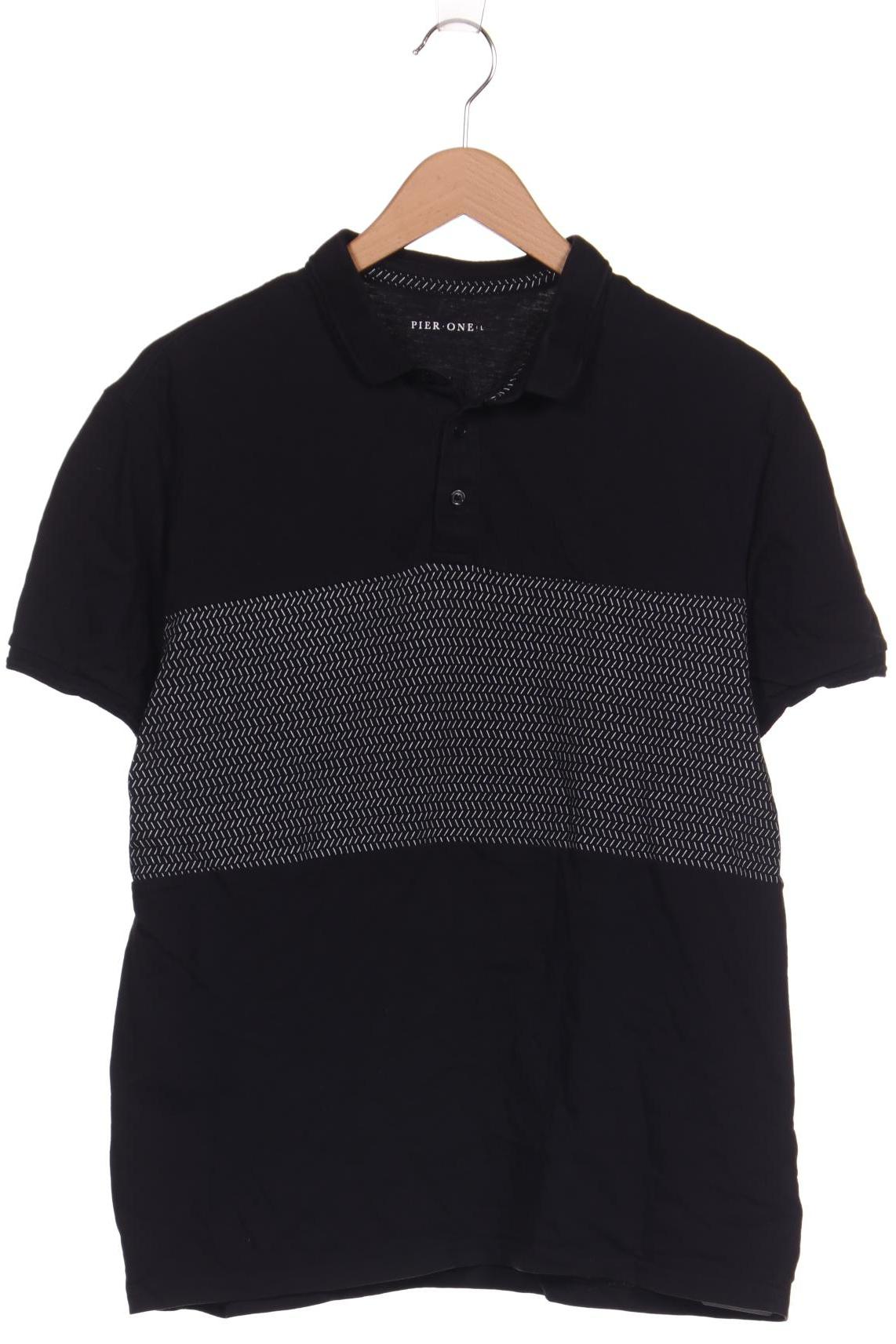 Thumbnail - pier one Herren Poloshirt, schwarz, Gr. 52