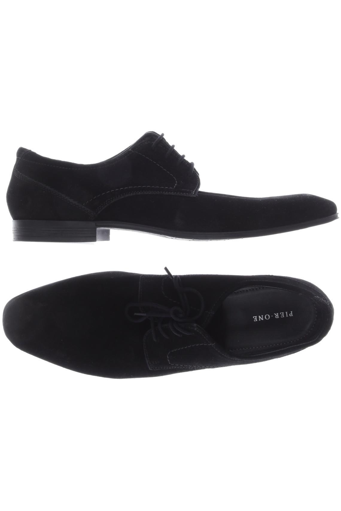 

pier one Herren Halbschuh, schwarz, Gr. 46