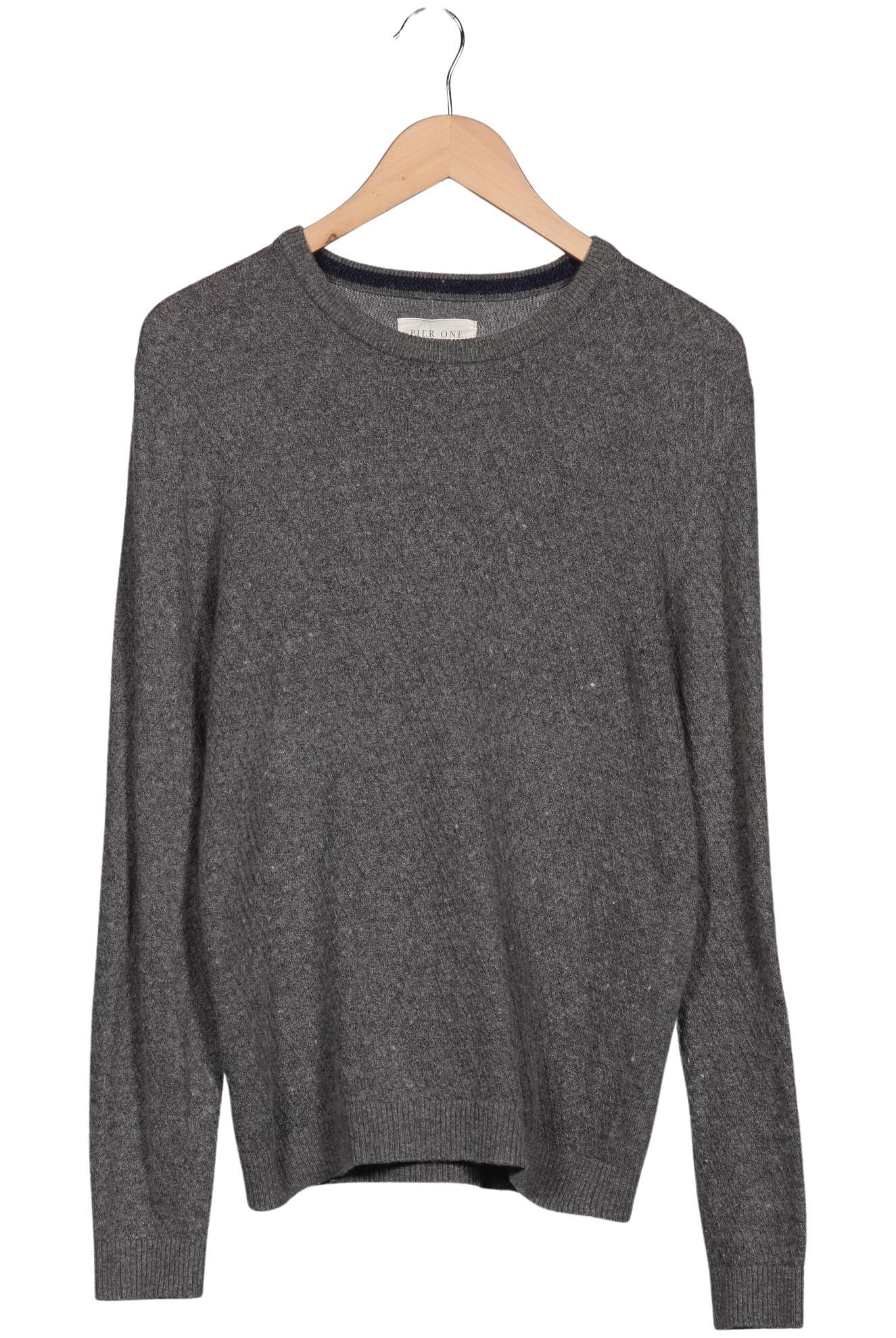 

pier one Herren Pullover, grau, Gr. 48