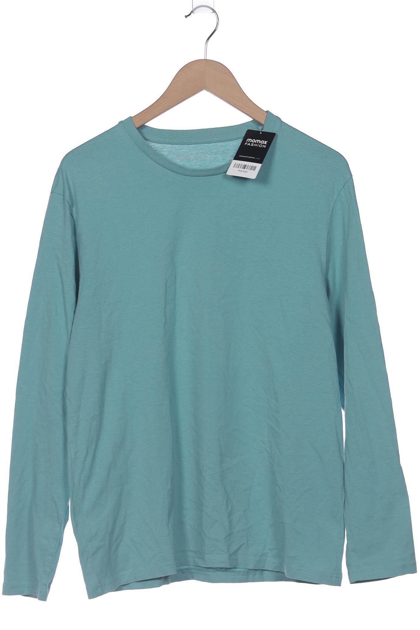 

pier one Herren Langarmshirt, türkis, Gr. 52