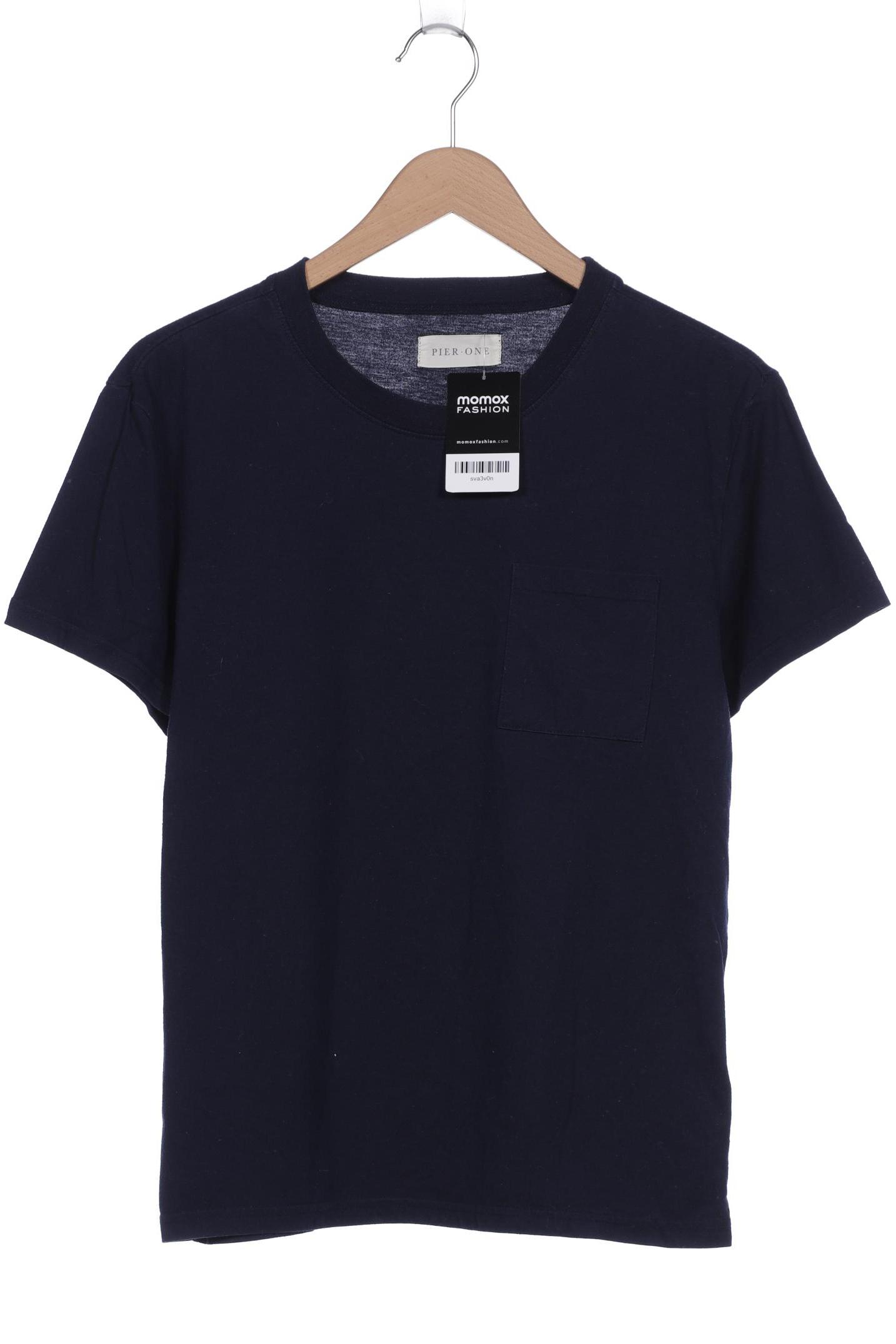 

pier one Herren T-Shirt, marineblau, Gr. 48