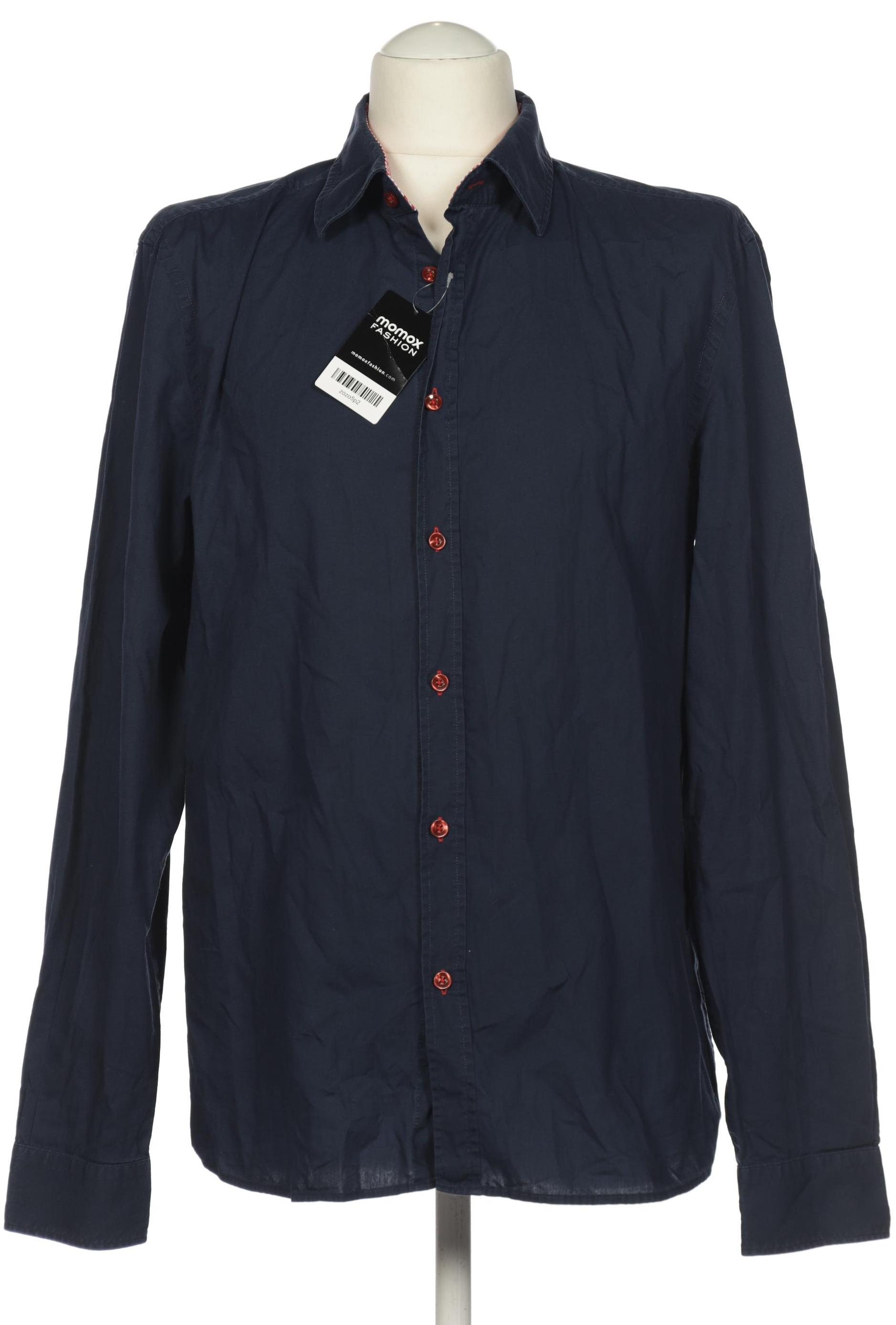 

pier one Herren Hemd, marineblau, Gr. 54
