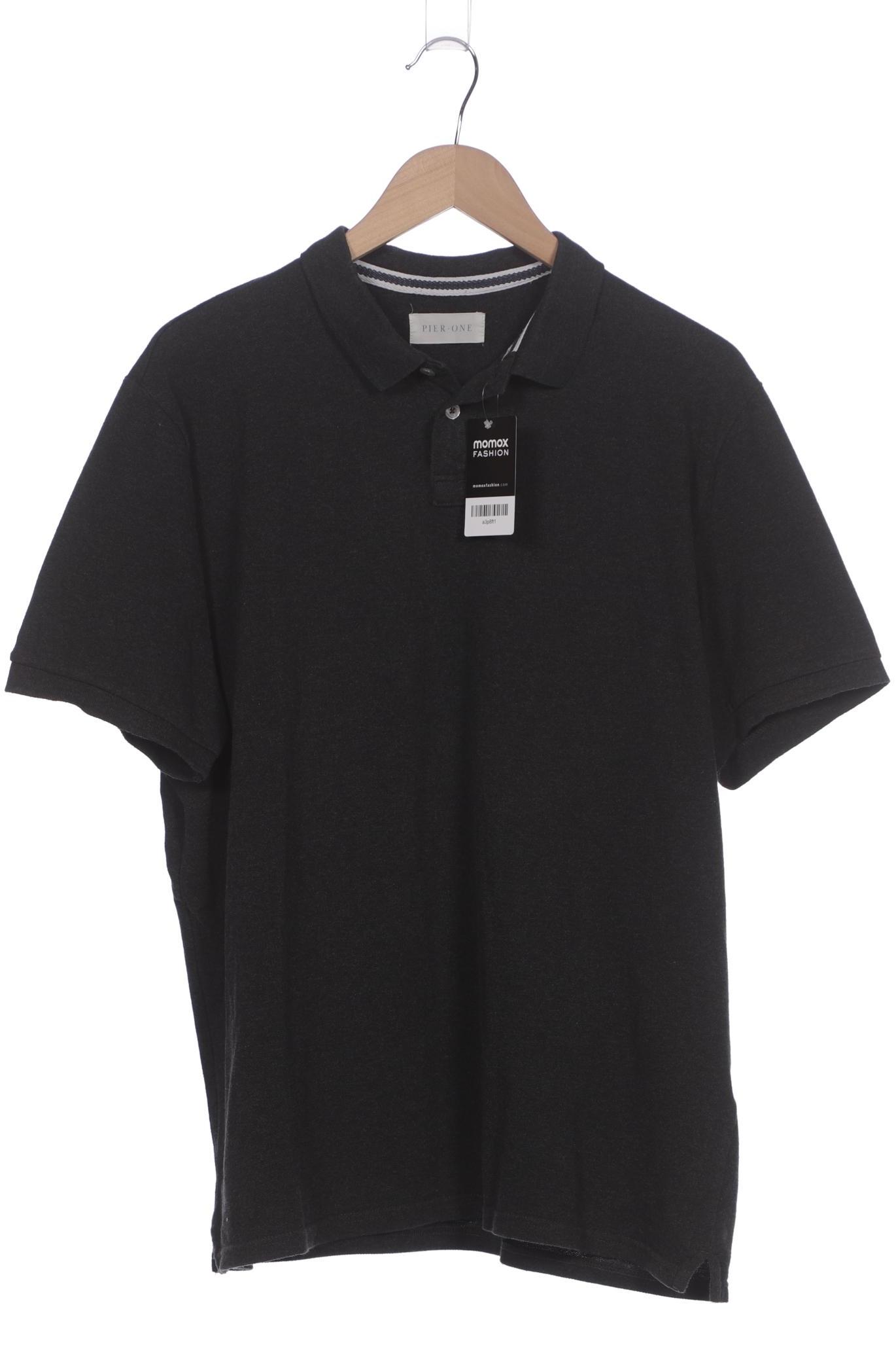 

pier one Herren Poloshirt, grau, Gr. 56