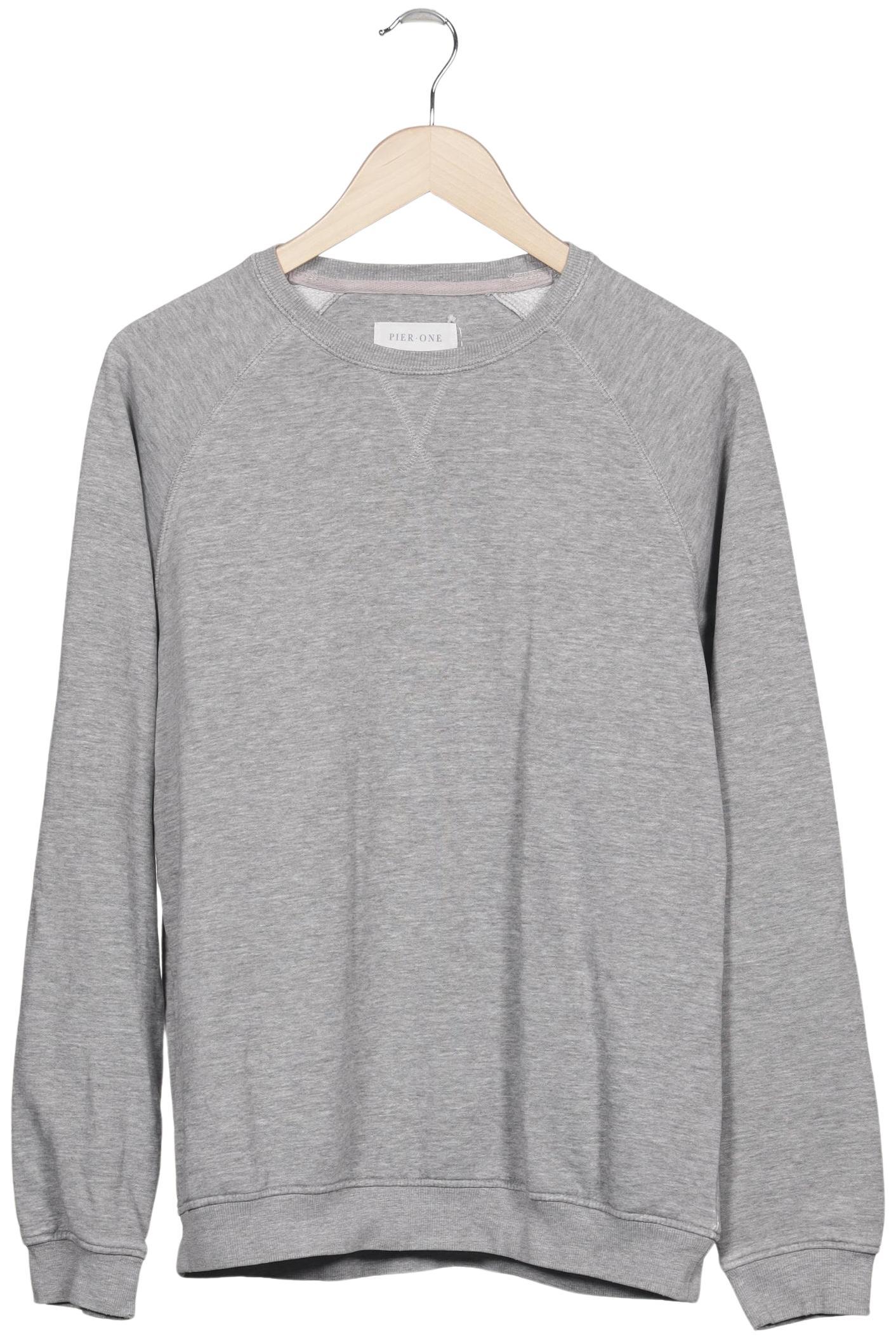 

pier one Herren Sweatshirt, grau, Gr. 56