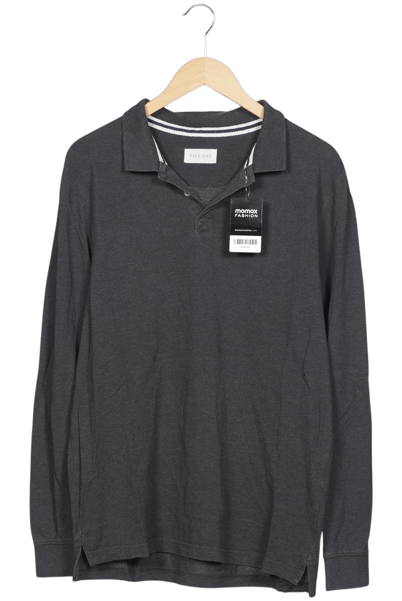 

pier one Herren Poloshirt, grau, Gr. 54