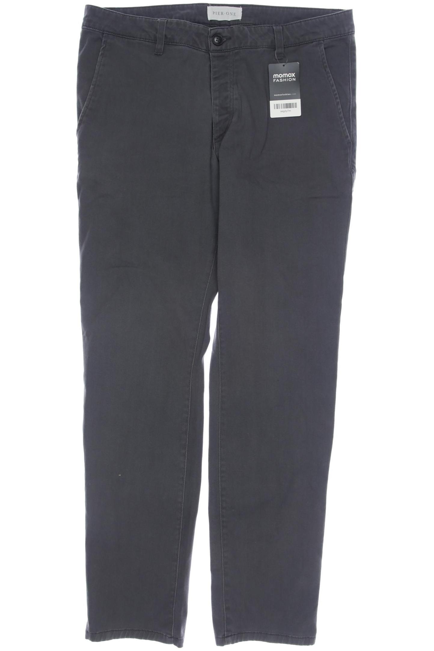 

pier one Herren Stoffhose, grau, Gr. 33