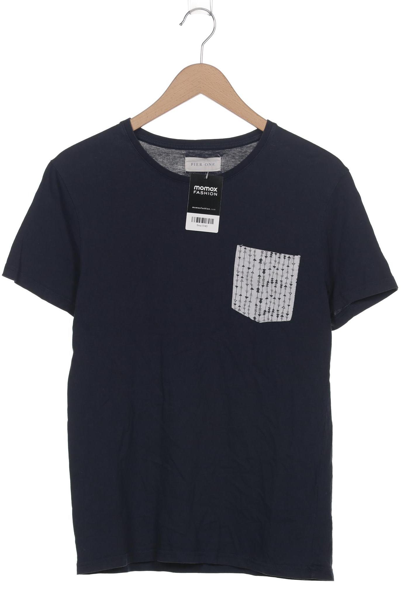 

pier one Herren T-Shirt, marineblau, Gr. 48