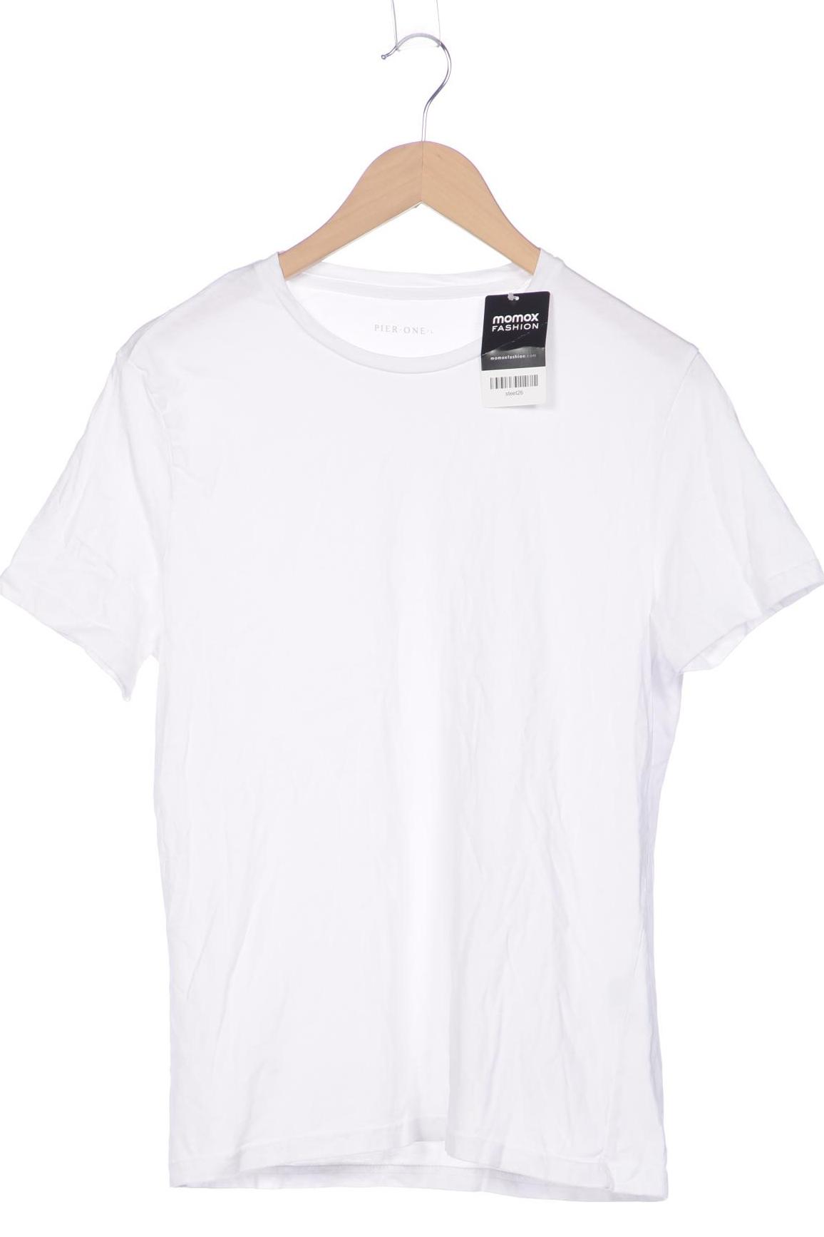 

pier one Herren T-Shirt, weiß, Gr. 46