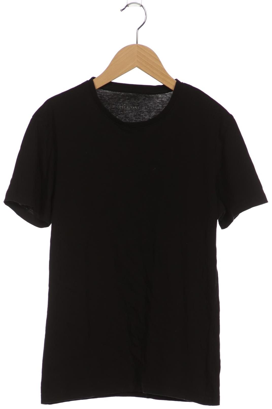 

pier one Herren T-Shirt, schwarz, Gr. 44