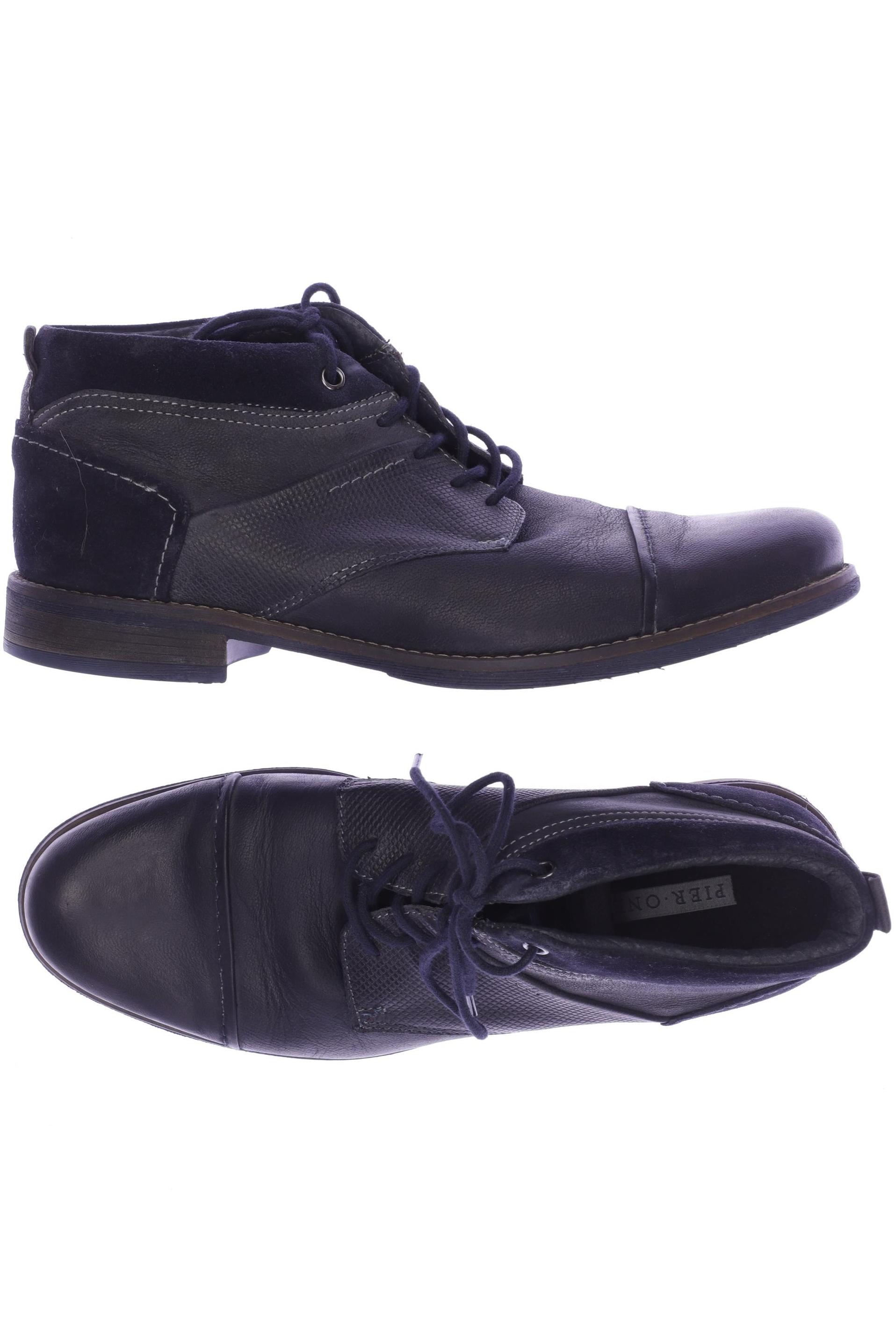 

pier one Herren Halbschuh, marineblau, Gr. 42
