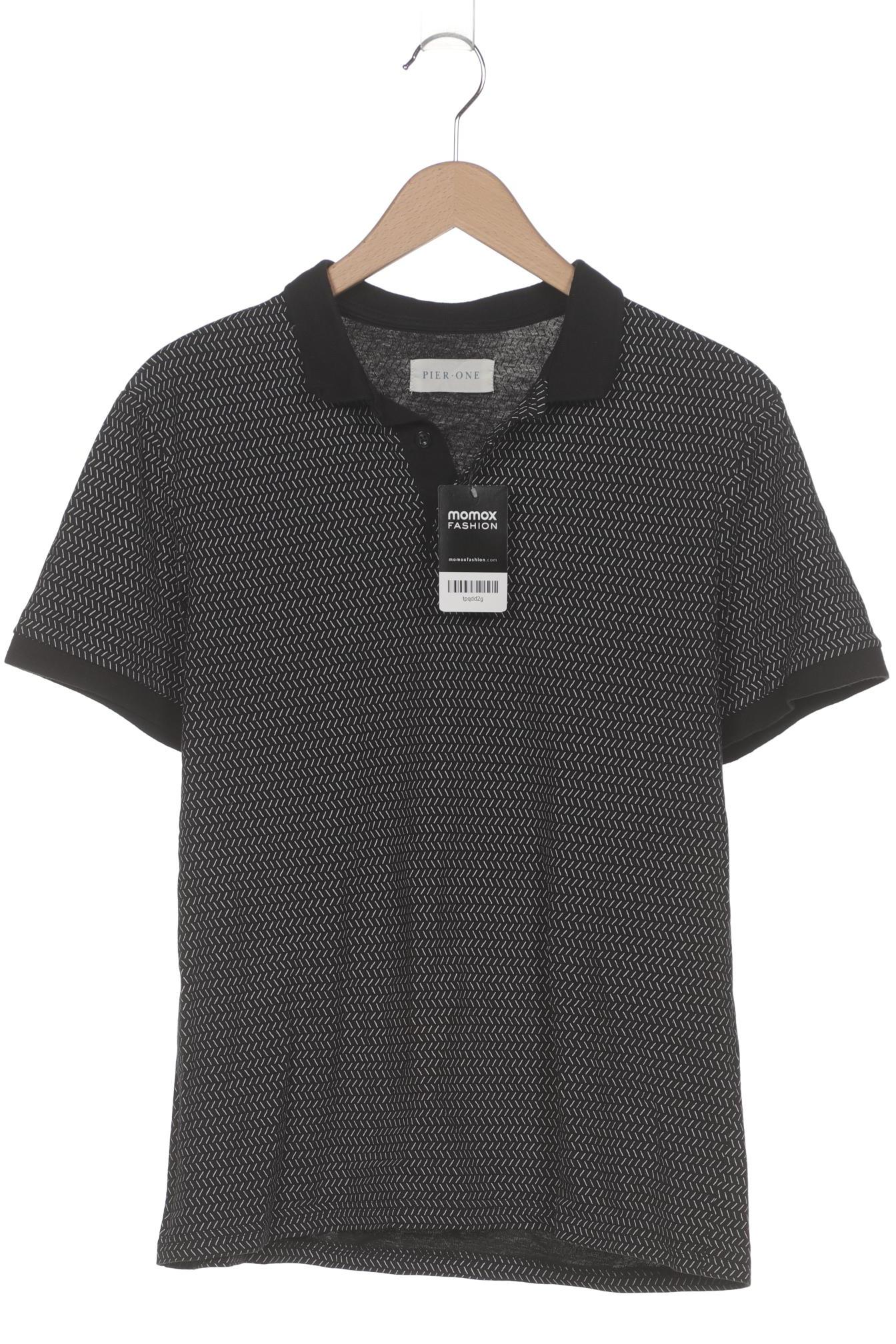 

pier one Herren Poloshirt, schwarz, Gr. 52