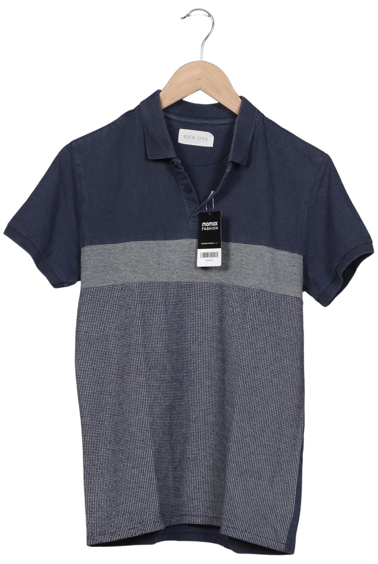 

pier one Herren Poloshirt, marineblau, Gr. 42