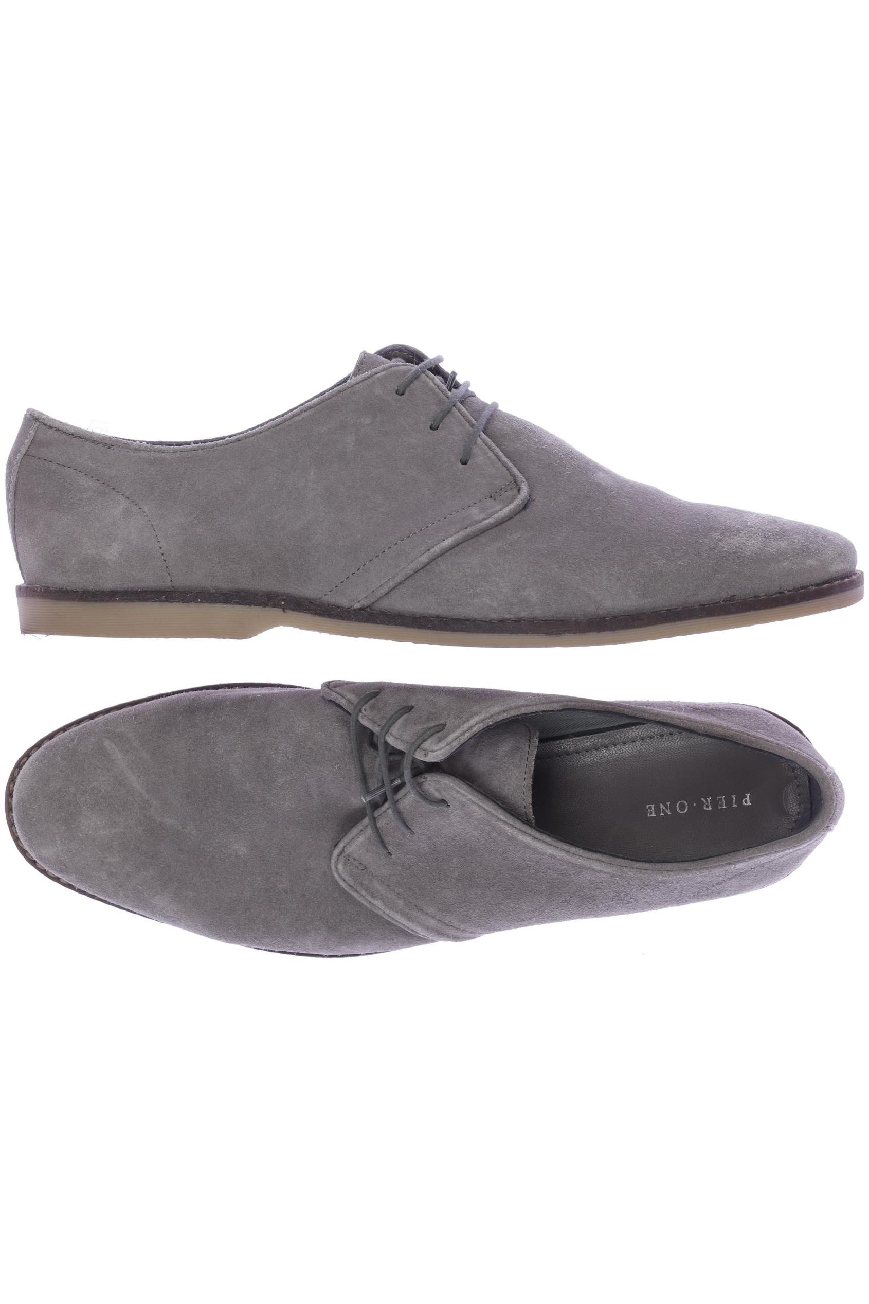 

pier one Herren Halbschuh, grau, Gr. 45