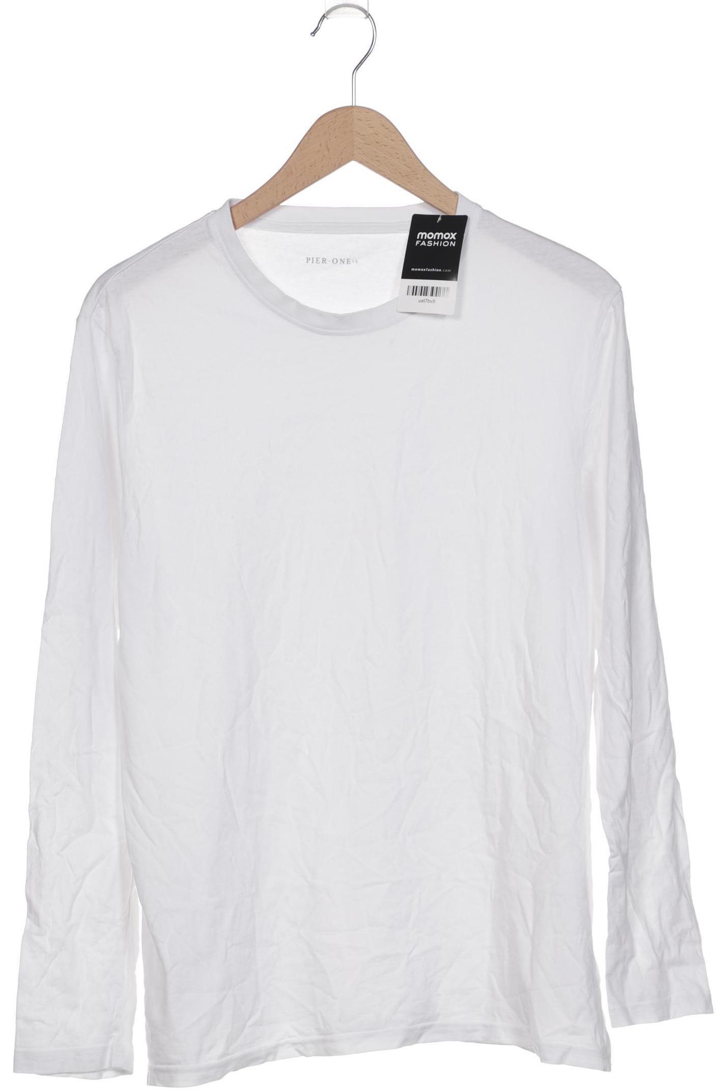 

pier one Herren Langarmshirt, weiß, Gr. 52