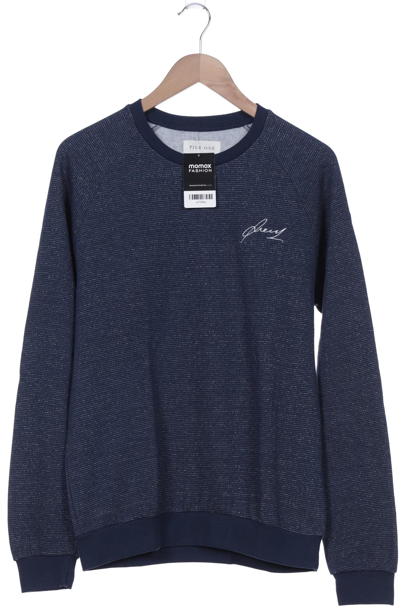 

pier one Herren Sweatshirt, blau, Gr. 48